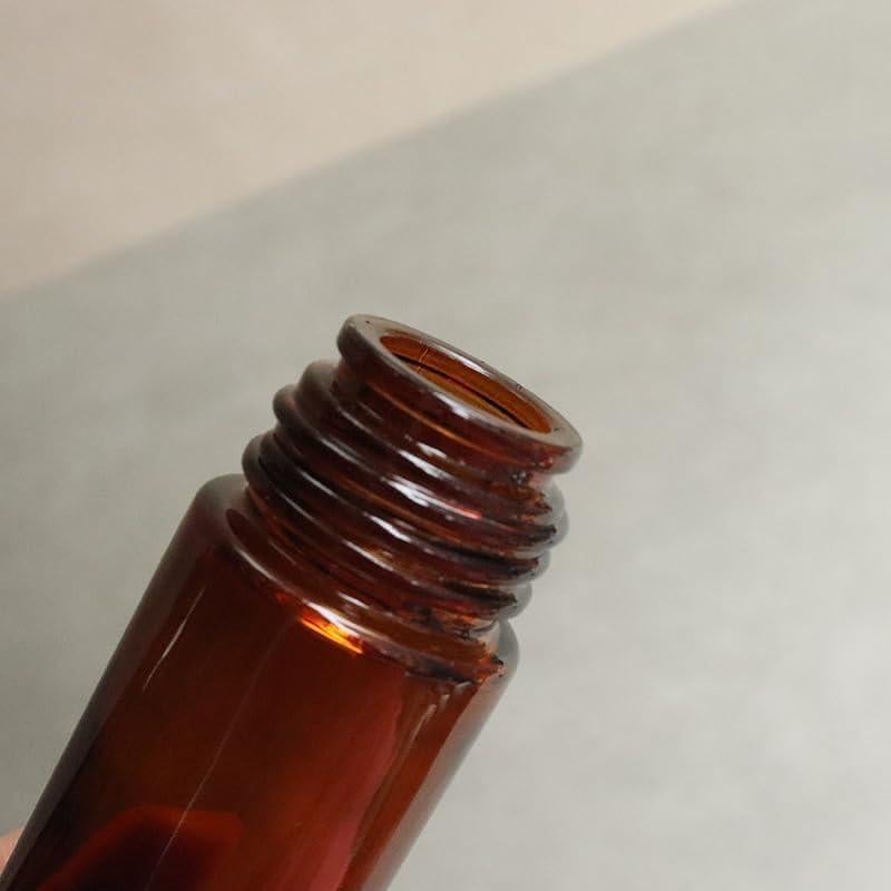 2 Botellas de Vidrio Rellenables 50ml Junfamilee Marrón