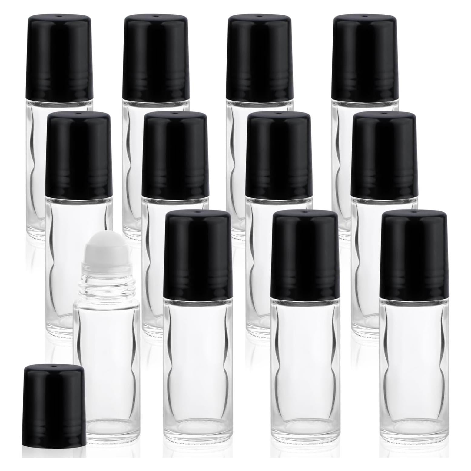 12 Botellas Vacías Roll On 30ml Mirrline para Aceites Esenciales