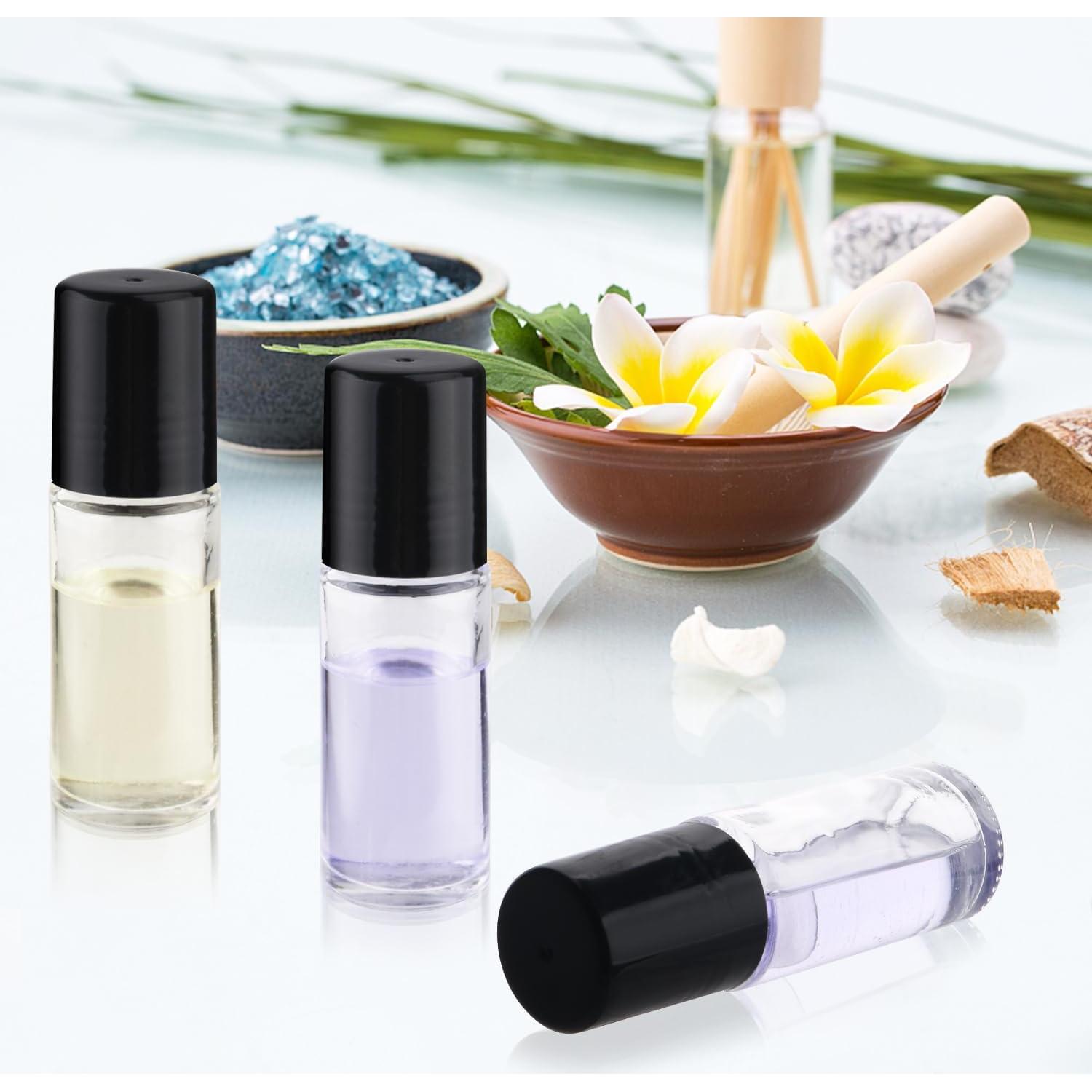 12 Botellas Vacías Roll On 30ml Mirrline para Aceites Esenciales