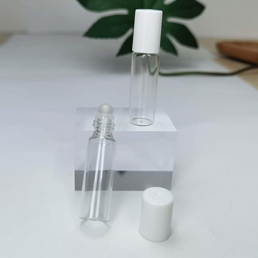 50 Botellas de Rodillo de Vidrio COSIDEA 5ml para Cosméticos