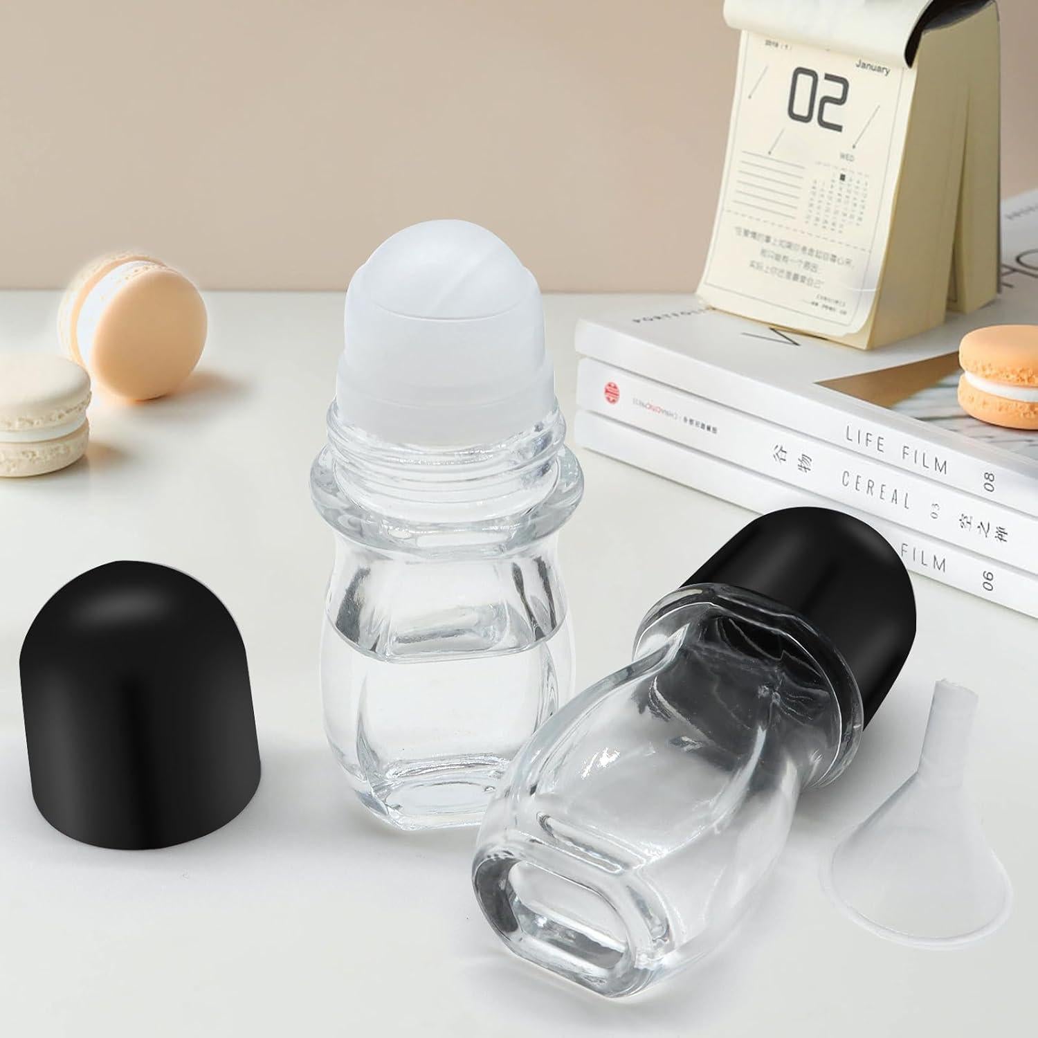 Botellas de Vidrio Reutilizables Yasdyri 30ml 2 Pcs