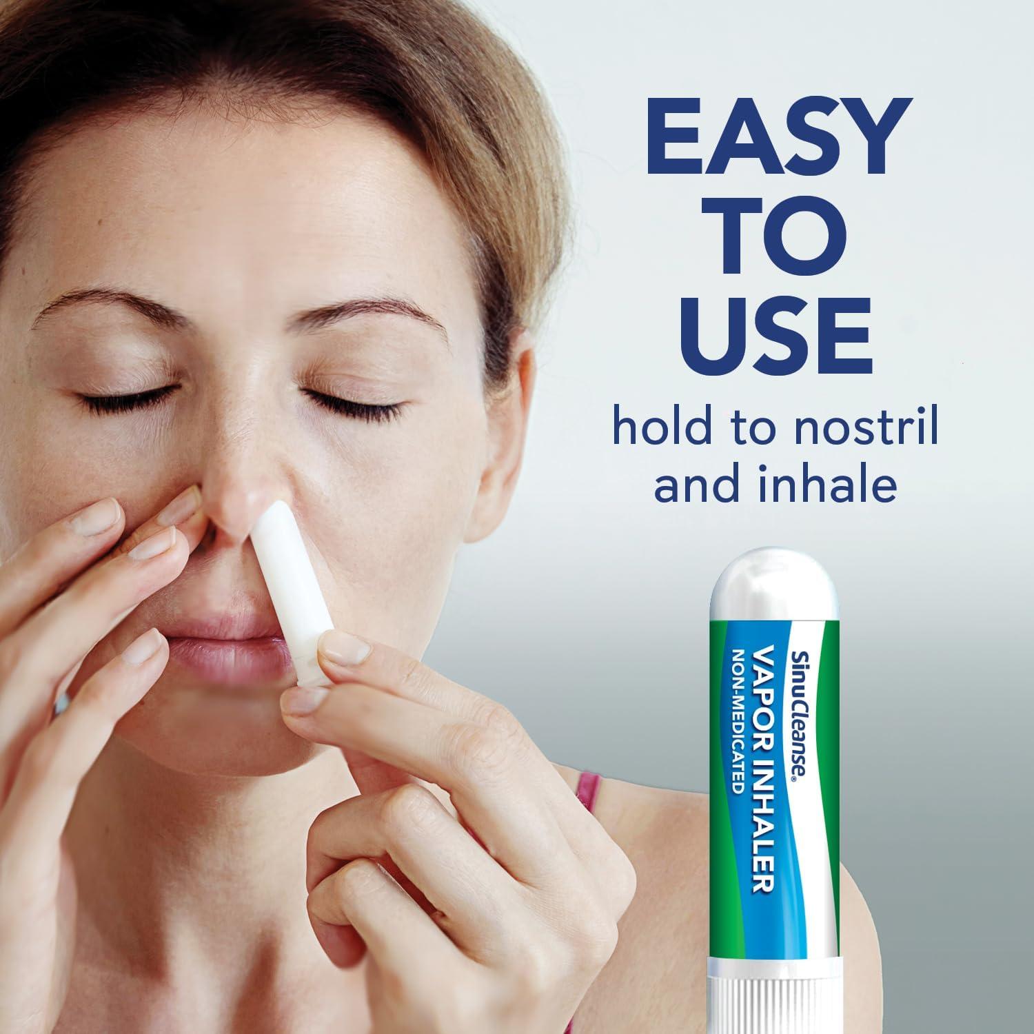 Inhalador de Vapor SinuCleanse Portátil Eucalipto - Paquete de 3