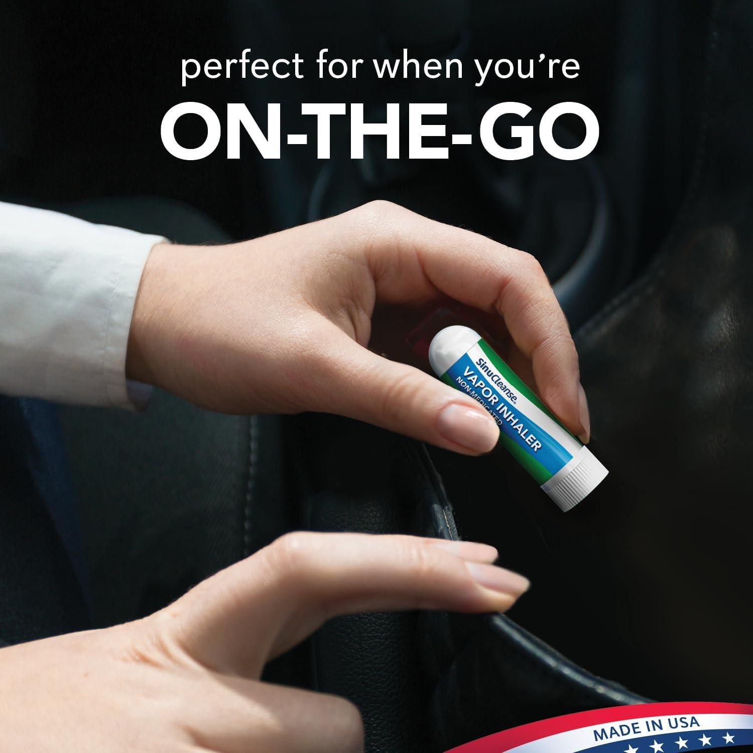 Inhalador de Vapor SinuCleanse Portátil Eucalipto - Paquete de 3