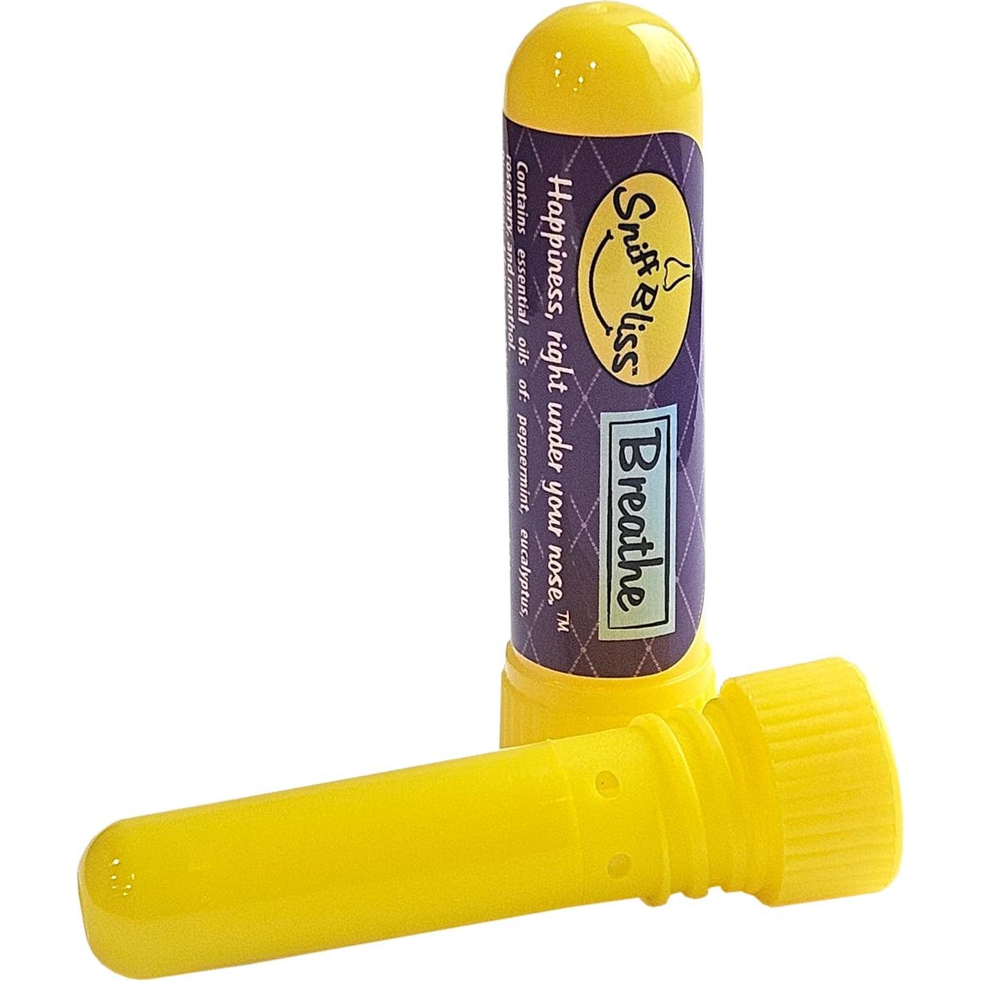 Inhaladores de Aromaterapia Nasal Sniff Bliss - 3 Paquetes