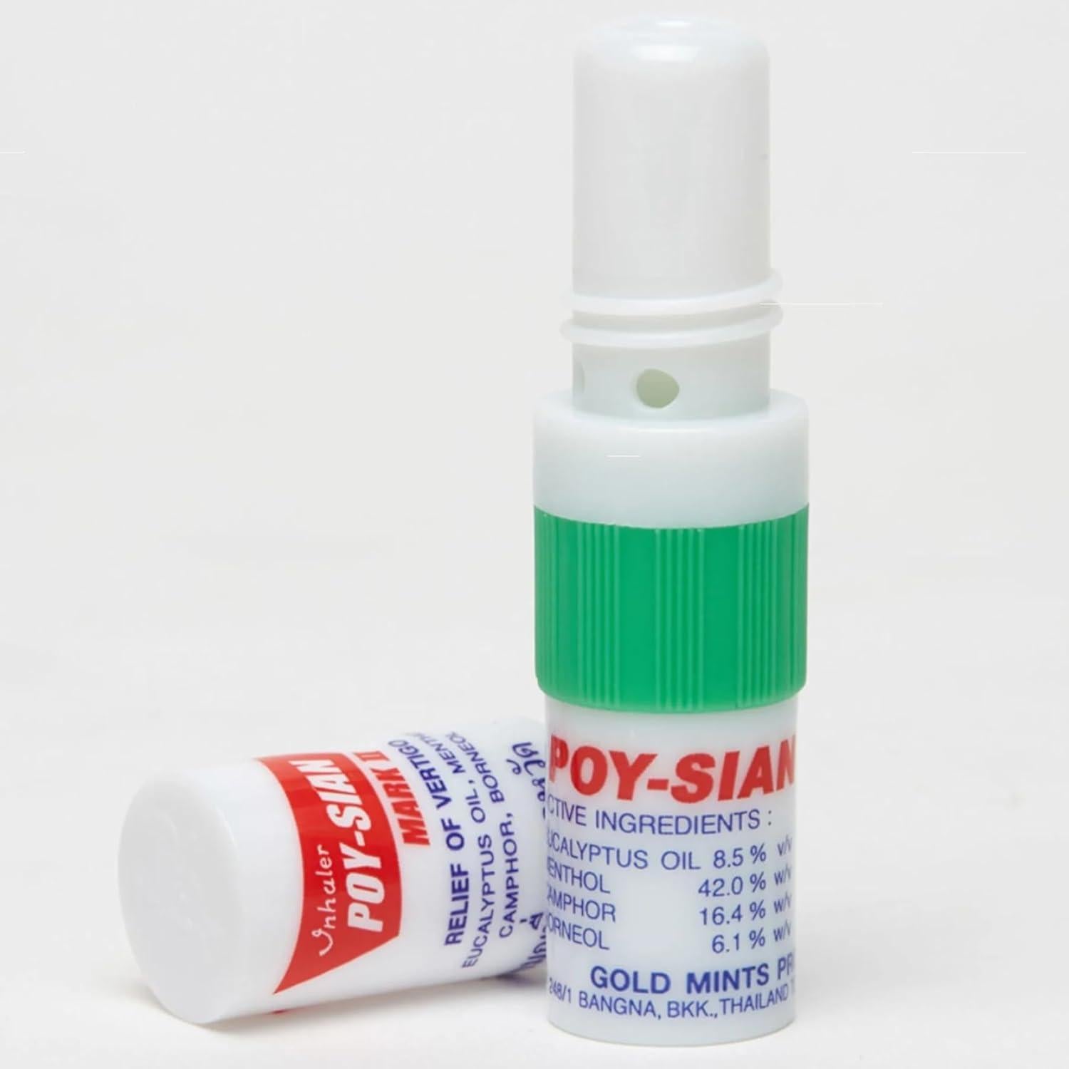 Inhalador Nasal Aromaterapia Mentol POY-SIAN Mark II - 3 Piezas