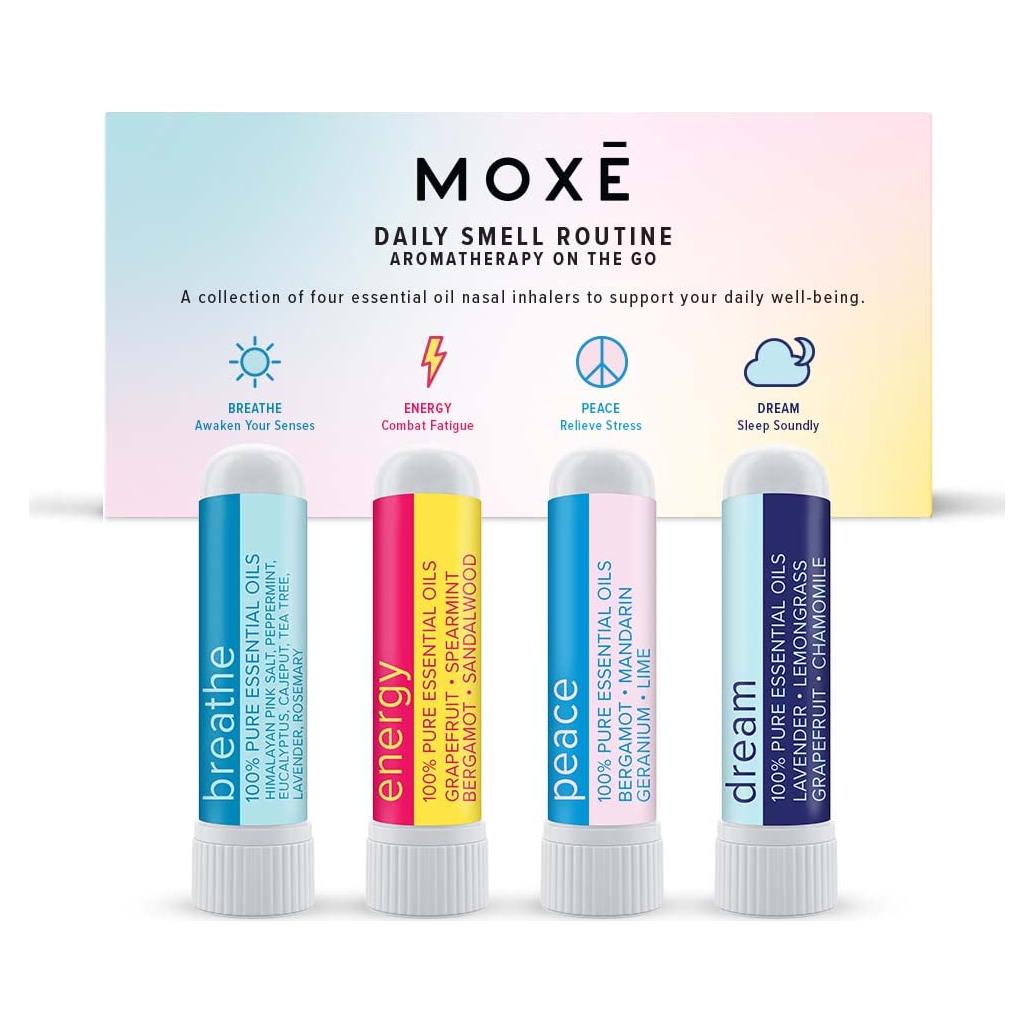 Kit de Inhaladores Nasales de Aromaterapia MOXE - 4 Piezas