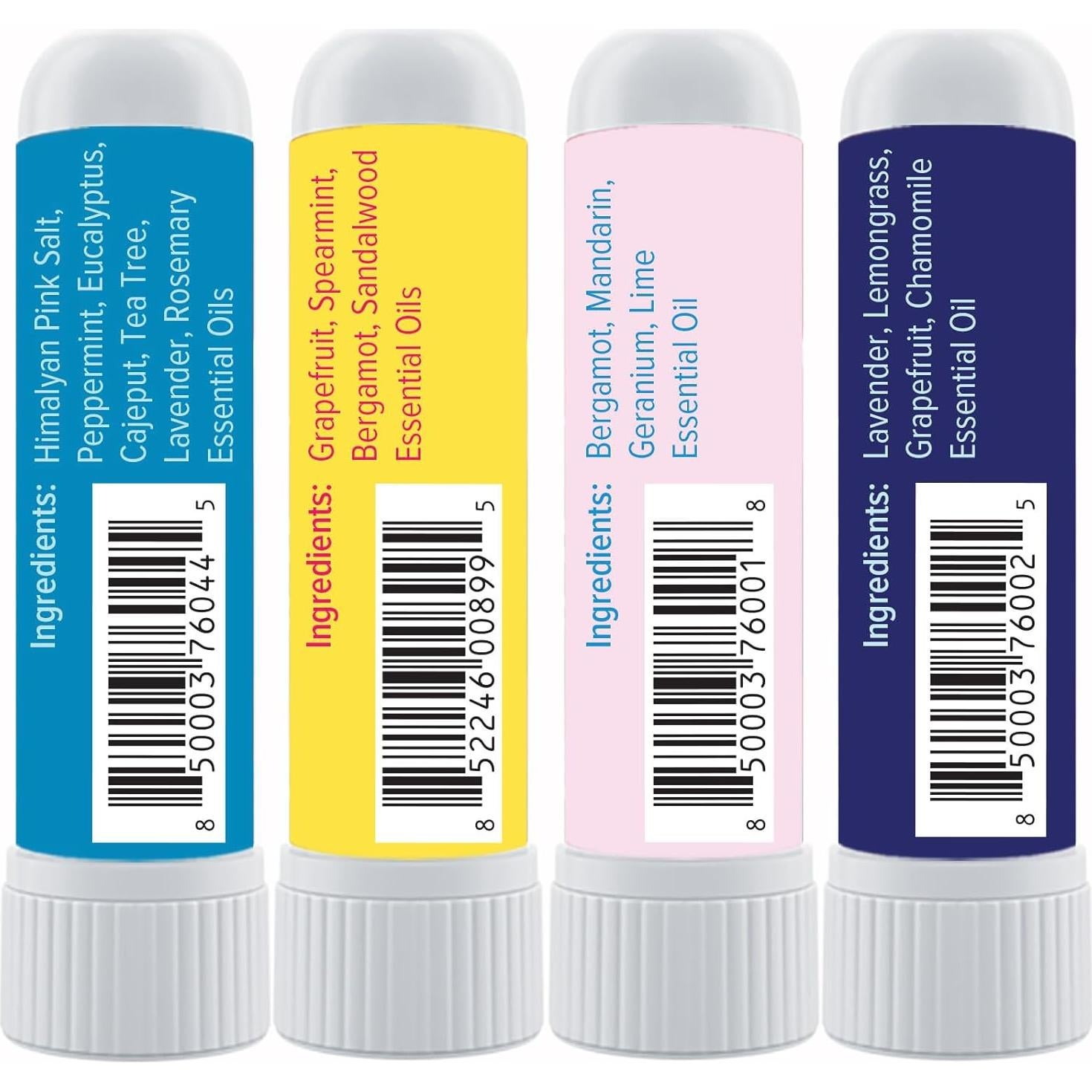 Kit de Inhaladores Nasales de Aromaterapia MOXE - 4 Piezas