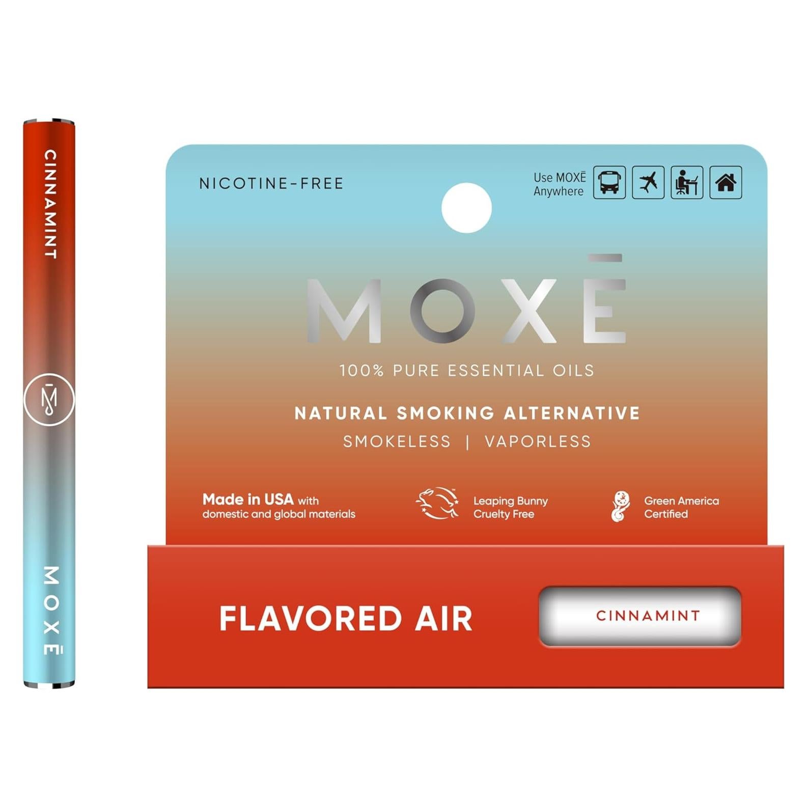 Inhalador de Aromaterapia MOXE Cinnamint 1 Paquete 20g