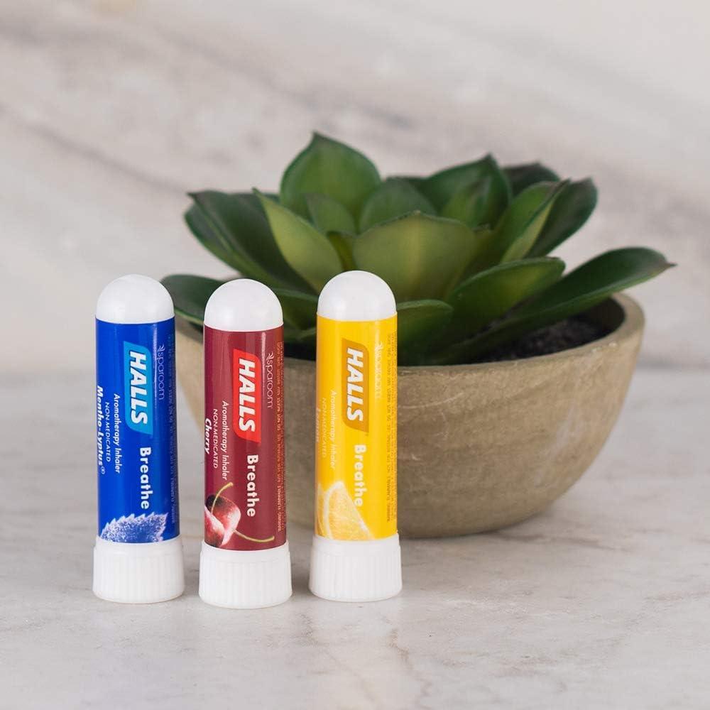 Stick Nasal Halls Aromaterapia Limón - 2 Unidades, 100% Esenciales