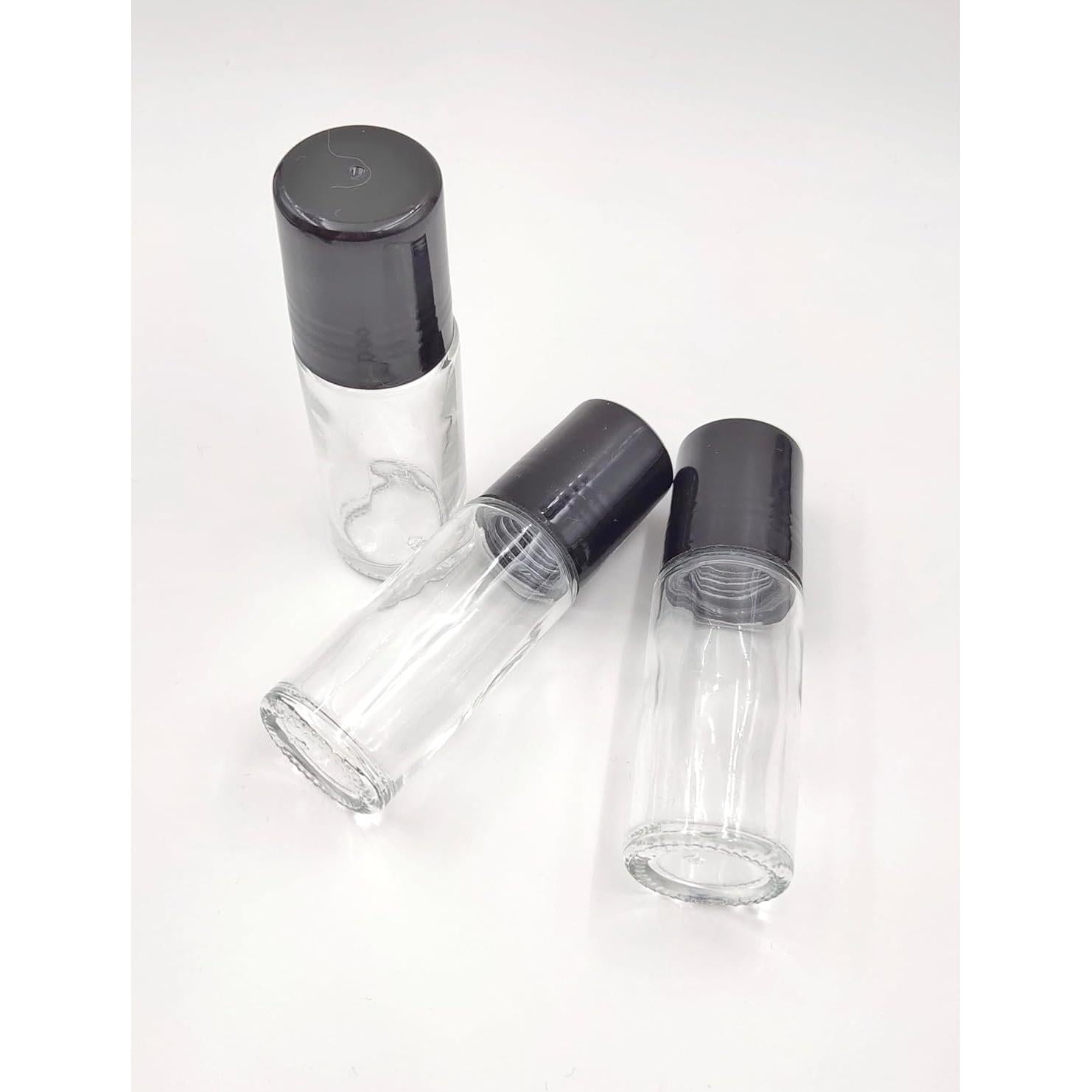 4 Botellas de Rodillo de Vidrio 30ml YYNGJCK para Aceites