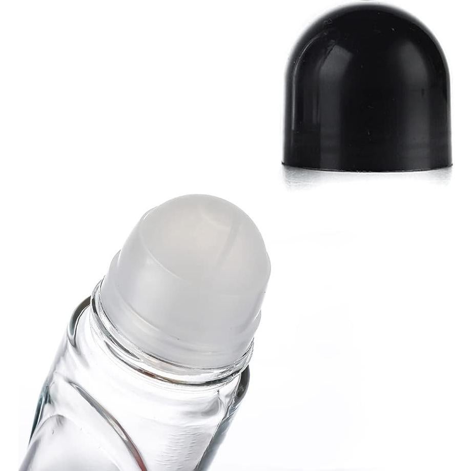 2 Botellas de Rodillo Desodorante de Vidrio 70ml Lasenersm