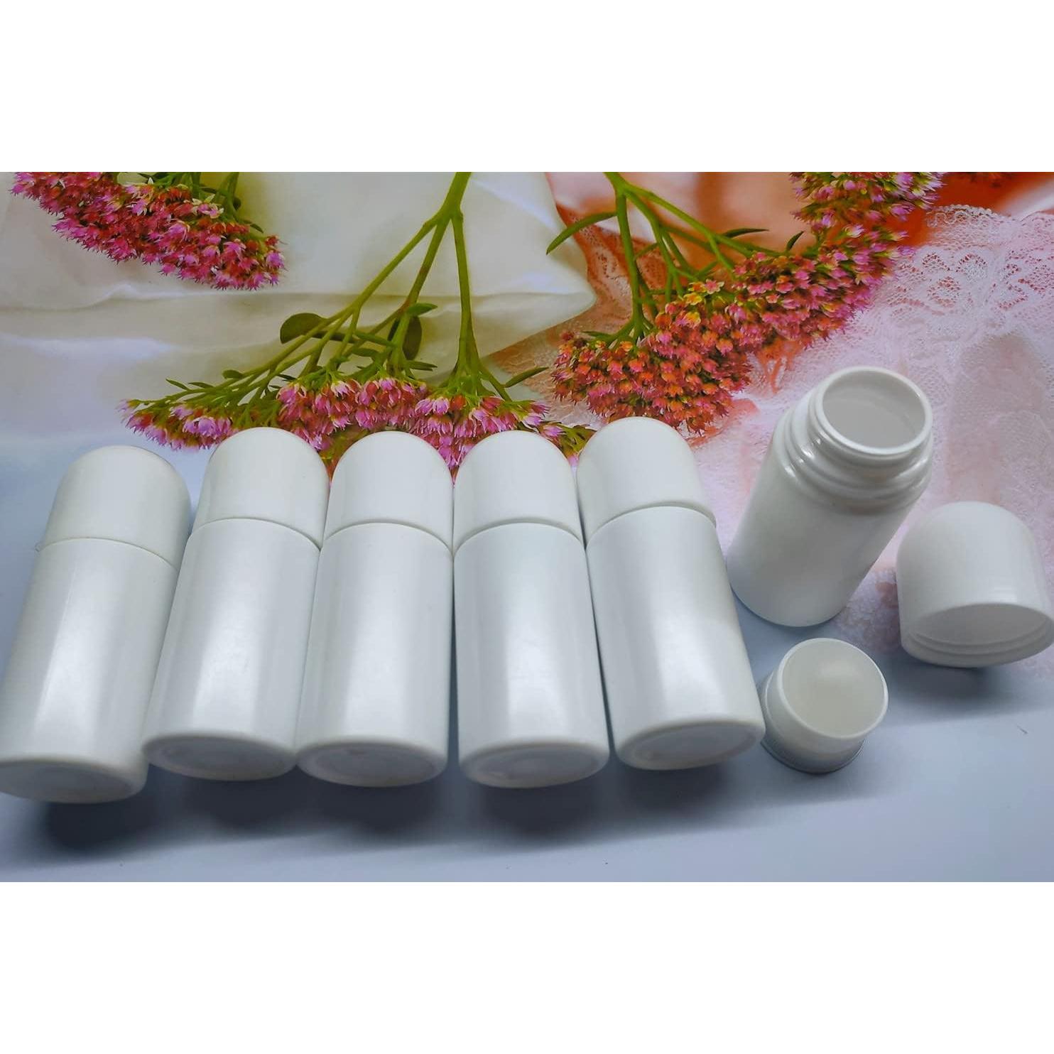 Botellas de Rodillo Vacías Ebonee 50ml Reutilizables x6