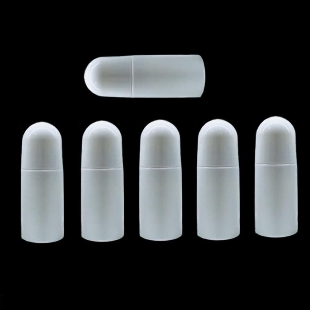 Botellas de Rodillo Vacías Ebonee 50ml Reutilizables x6