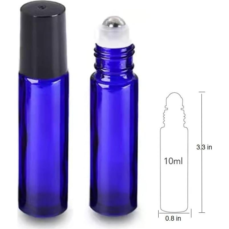 Botellas de Vidrio Rellenables HINNASWA 10ml a Prueba de Fugas