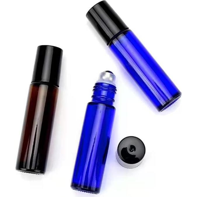 Botellas de Vidrio Rellenables HINNASWA 10ml a Prueba de Fugas