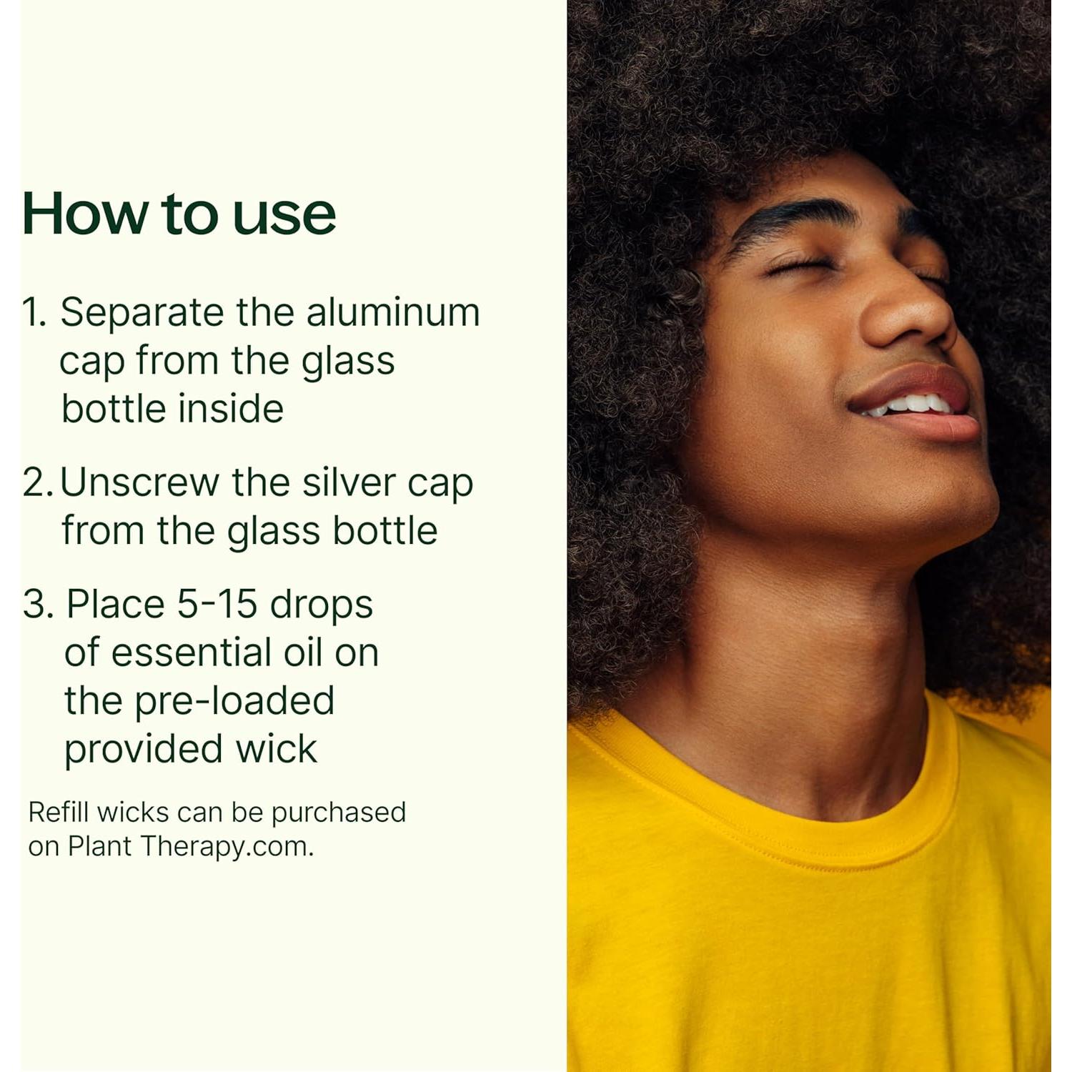 Inhalador Nasal de Aromaterapia Plant Therapy - Paquete de 3