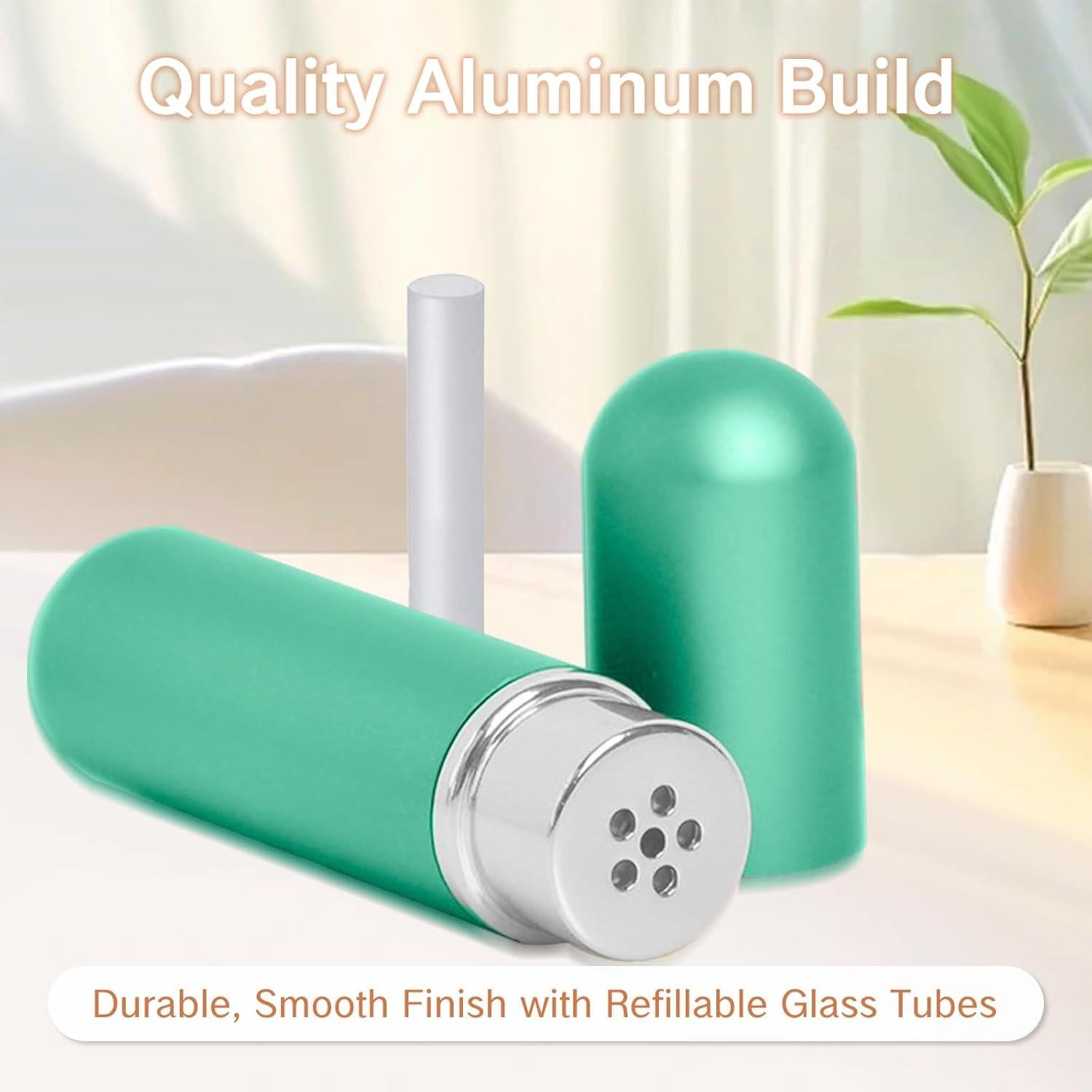 Inhaladores de Aceite Esencial NIIIYTYB 5 Pcs Portátiles