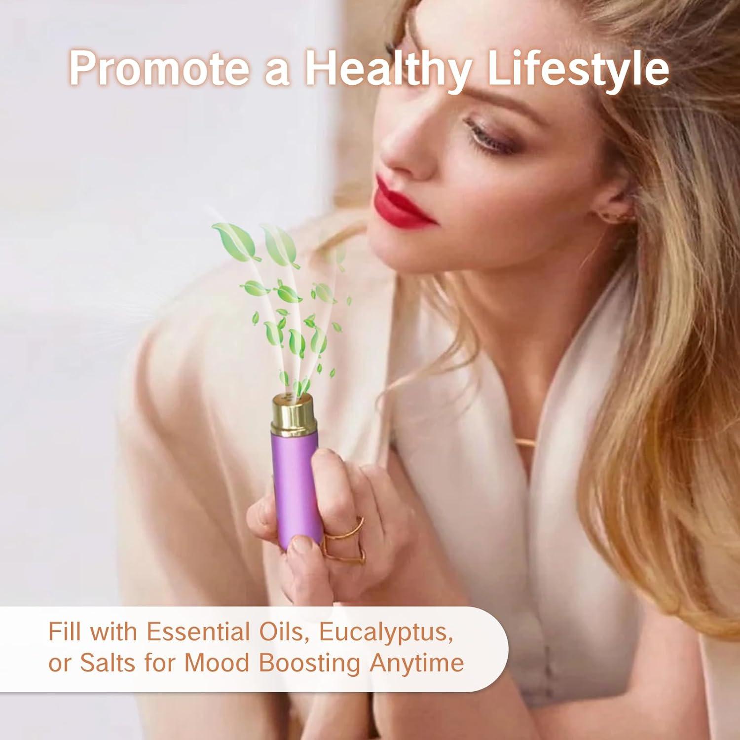 Inhaladores de Aceite Esencial NIIIYTYB 5 Pcs Portátiles