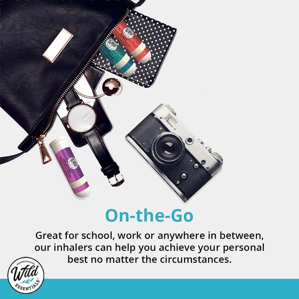 Inhaladores Nasales Aromaterapia Esenciales Salvajes - Paquete 3