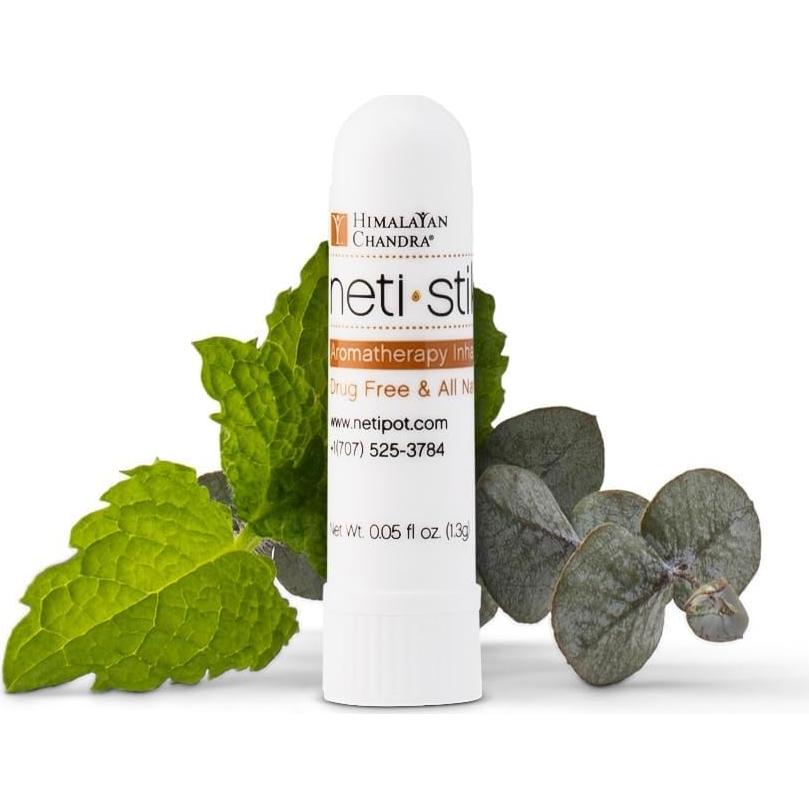 Inhalador de Aromaterapia Neti Stik Himalayan Chandra - 2 Unidades