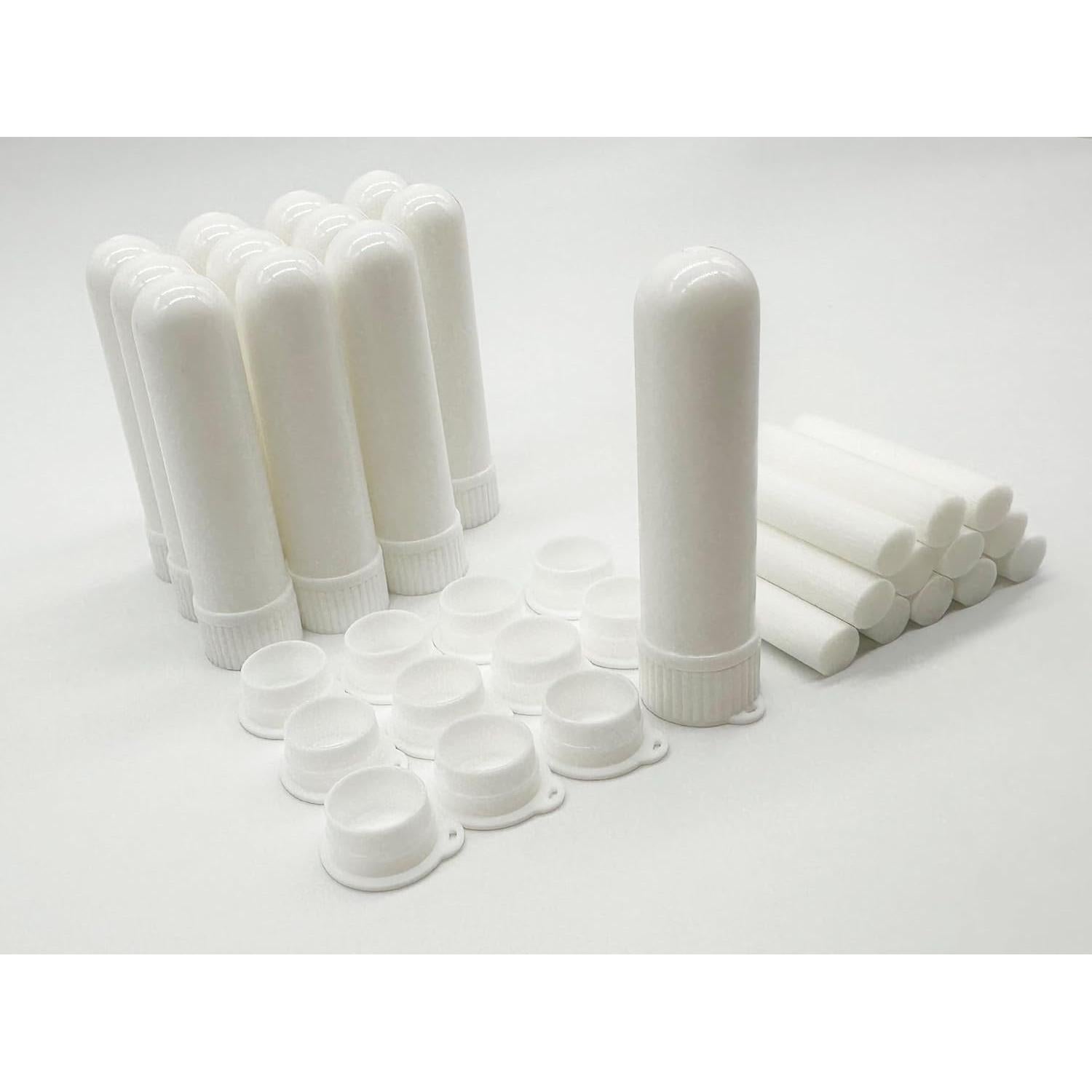 Juego de 12 Inhaladores Nasales ZIOJOVK + 2 Cuentagotas