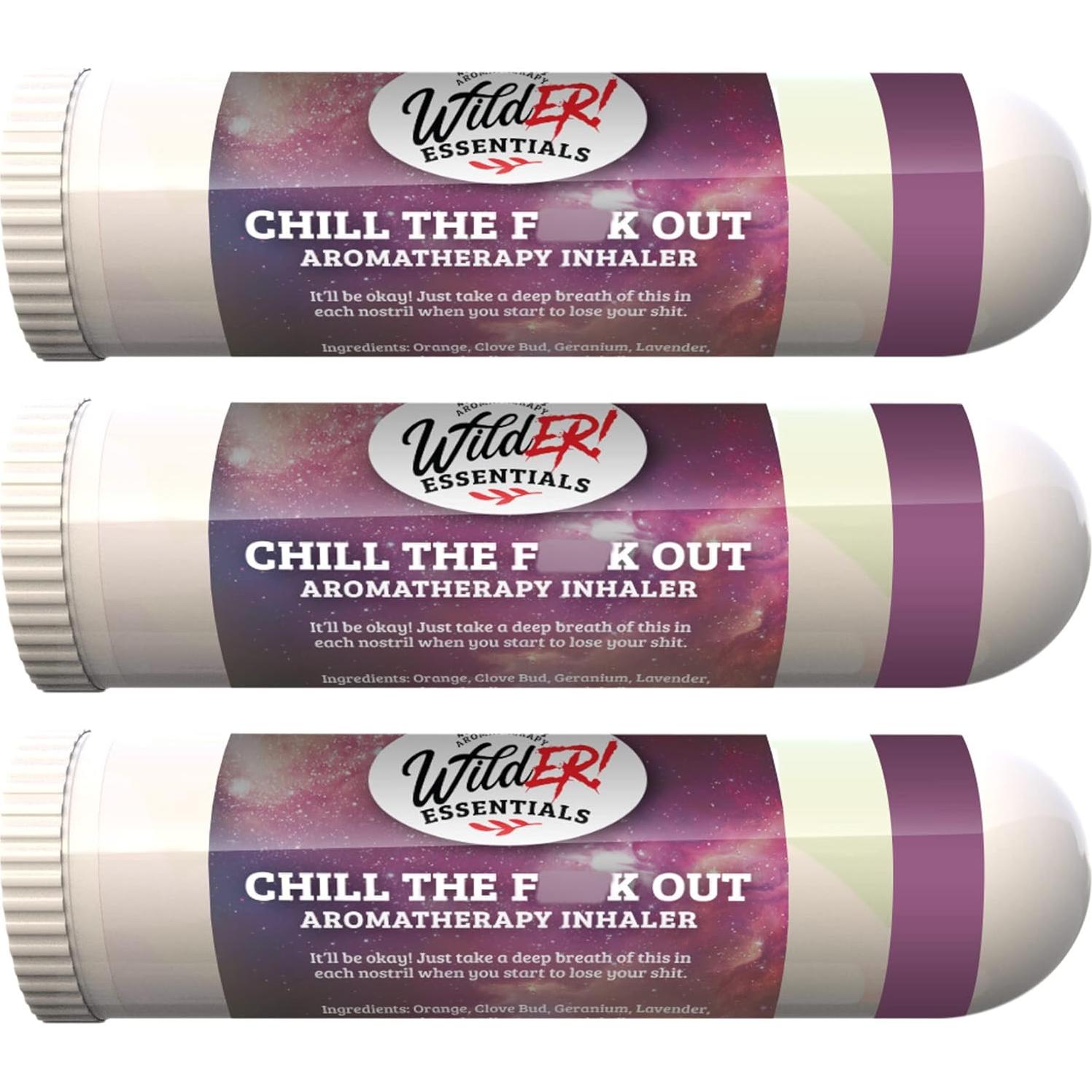 Inhaladores Nasales Aromaterapia Esenciales Salvajes 3 Piezas