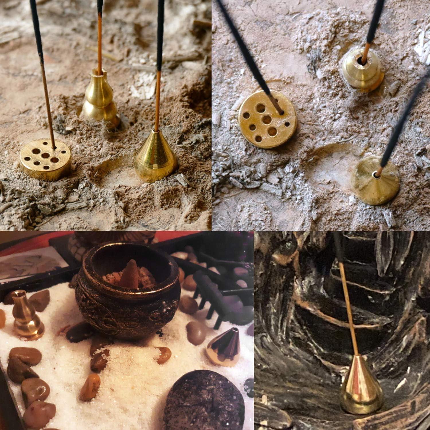 Soporte de Incienso de Latón Honbay 4PCS Mini Quemador