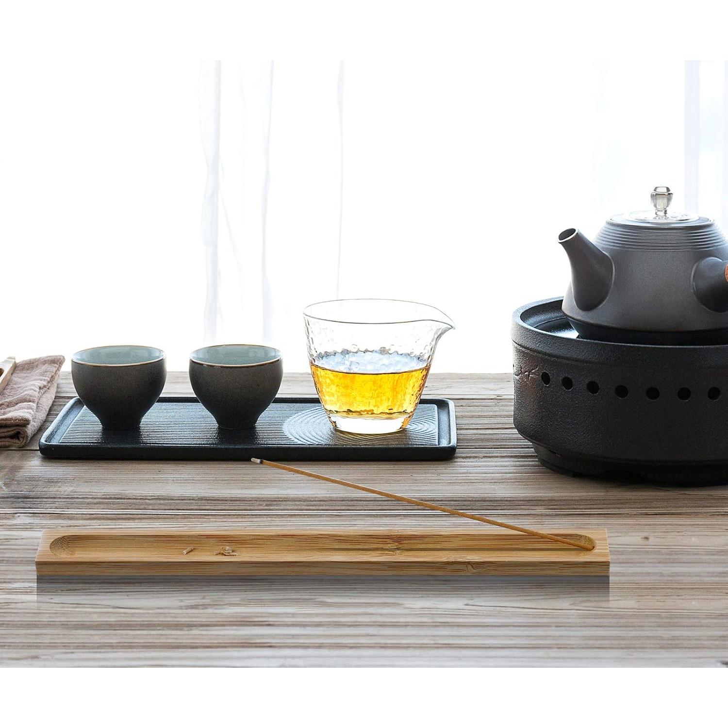 Soporte de Incienso de Bambú Natural SIGZKK - 2 Piezas