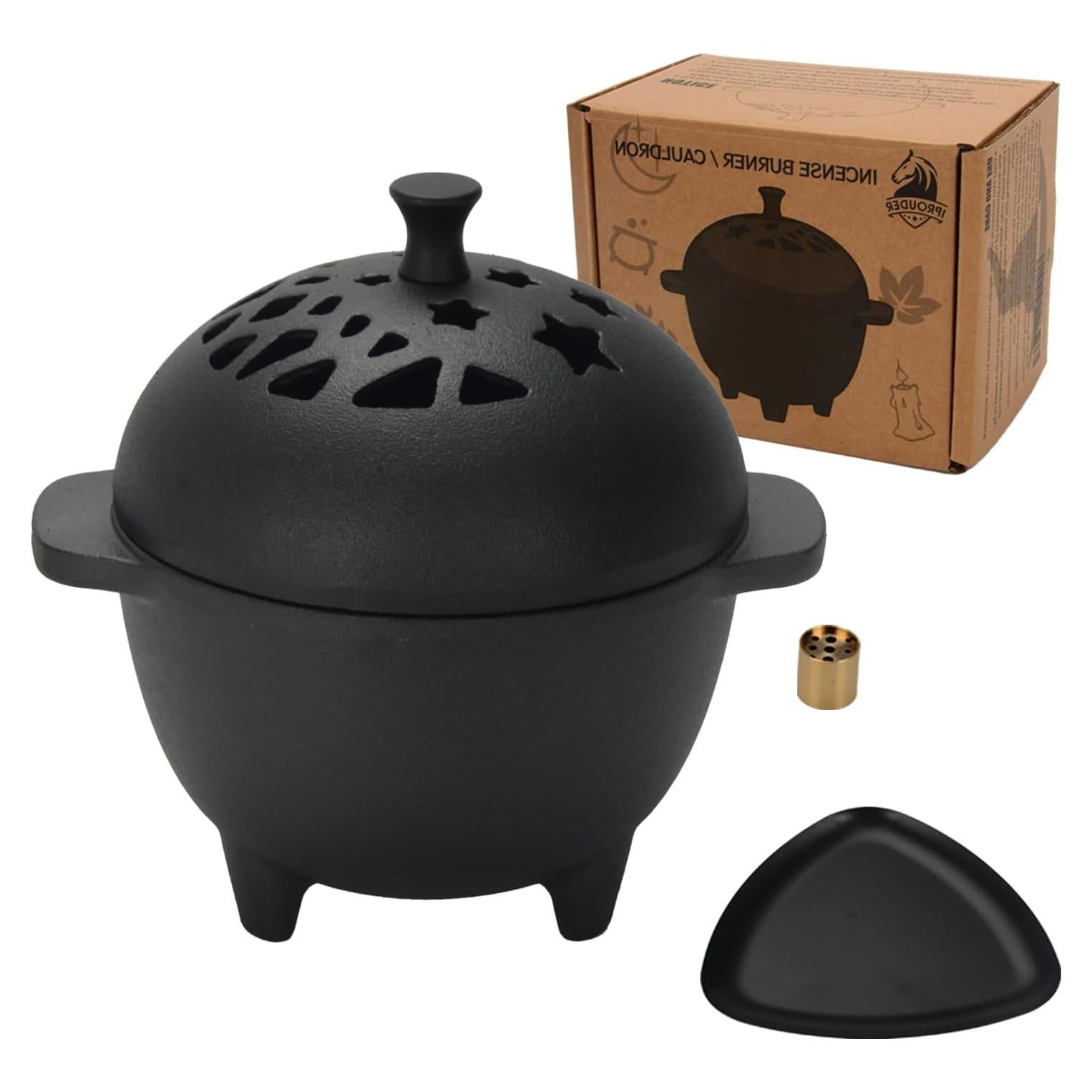 Horno de Incienso de Hierro Fundido IPROUDER 2.49 kg Redondo