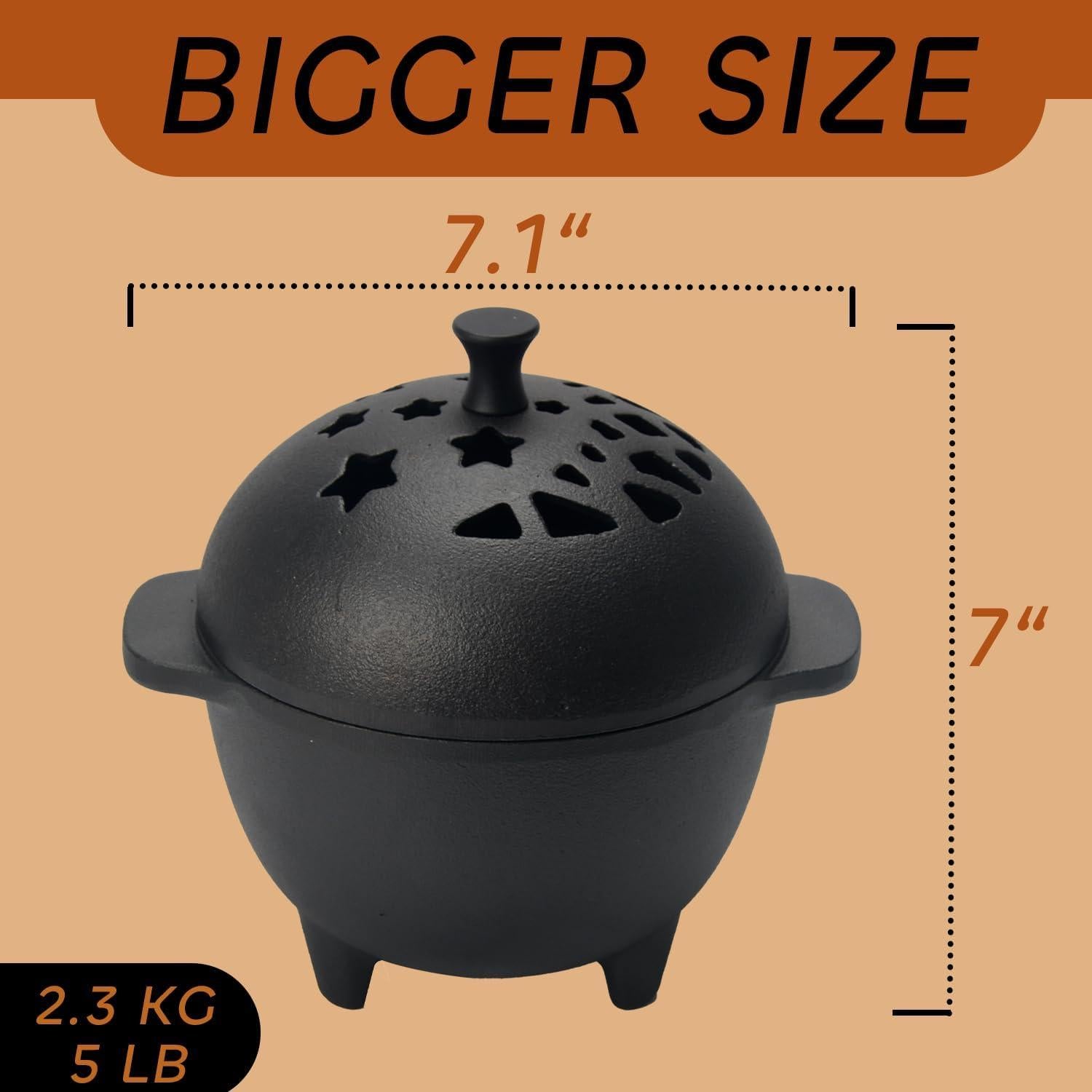 Horno de Incienso de Hierro Fundido IPROUDER 2.49 kg Redondo