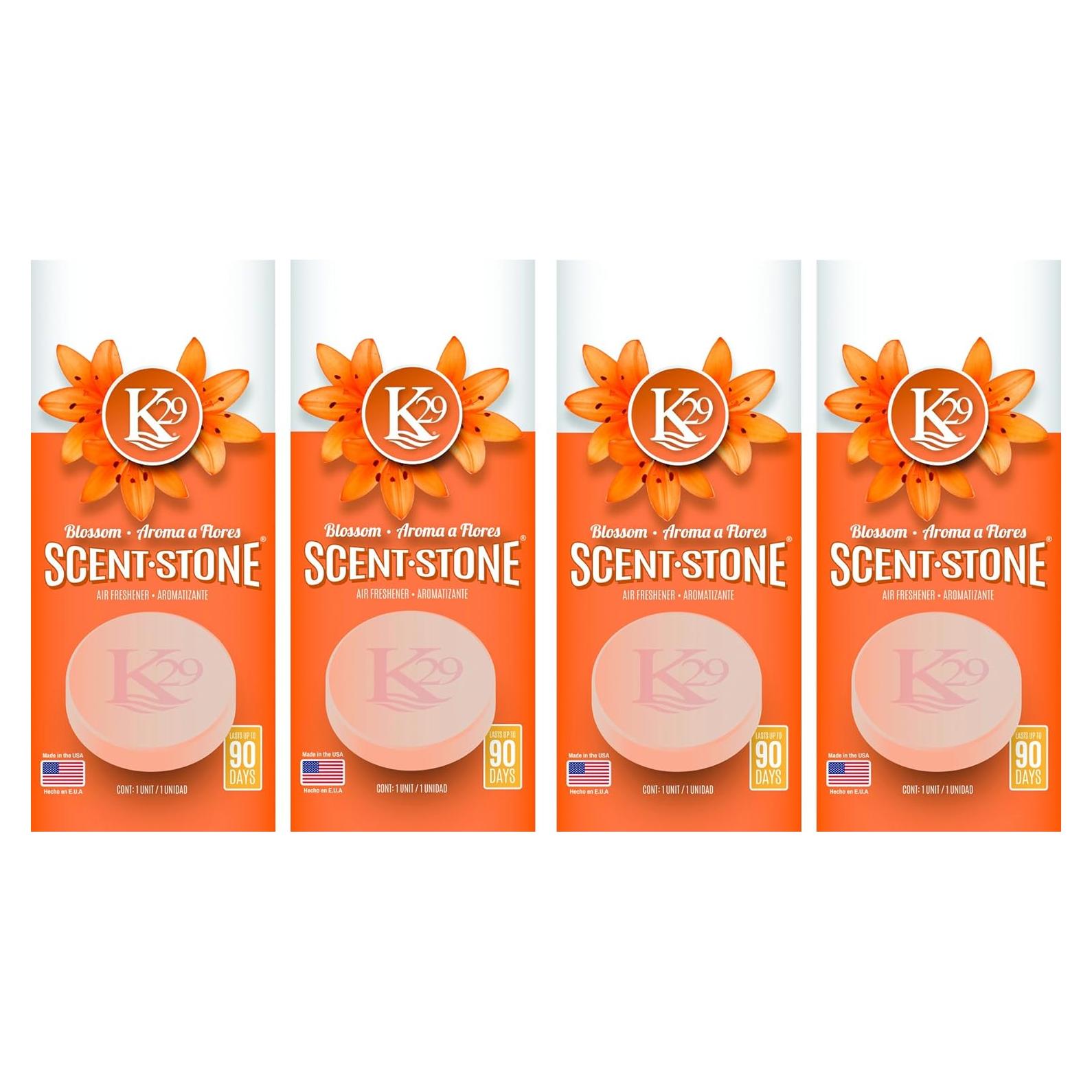 Ambientador de Piedra K29 Sterling Teal Floración - 4 Unidades