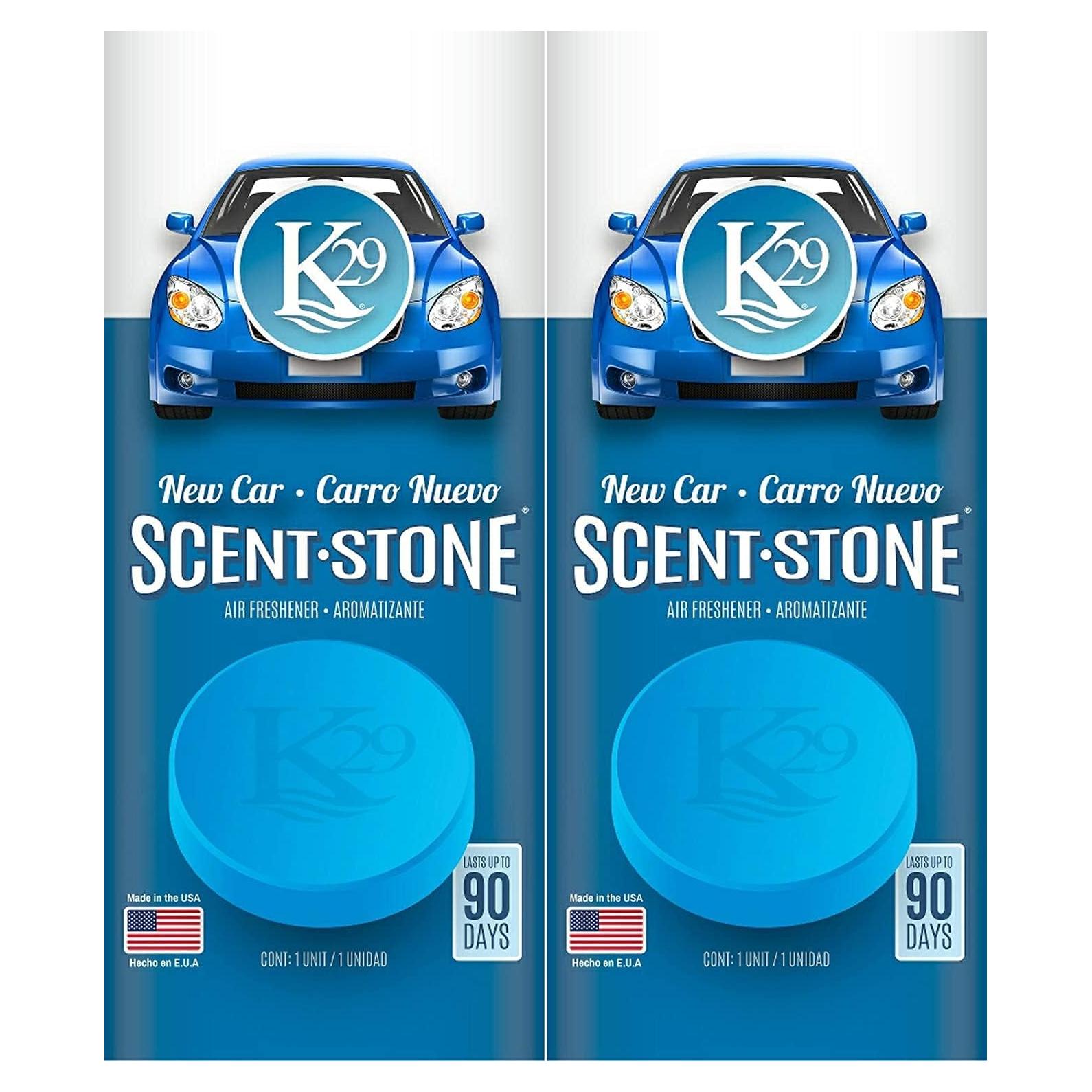 Ambientador K29 Stone Auto Nuevo - Fragancia Fresa 2 Pzs