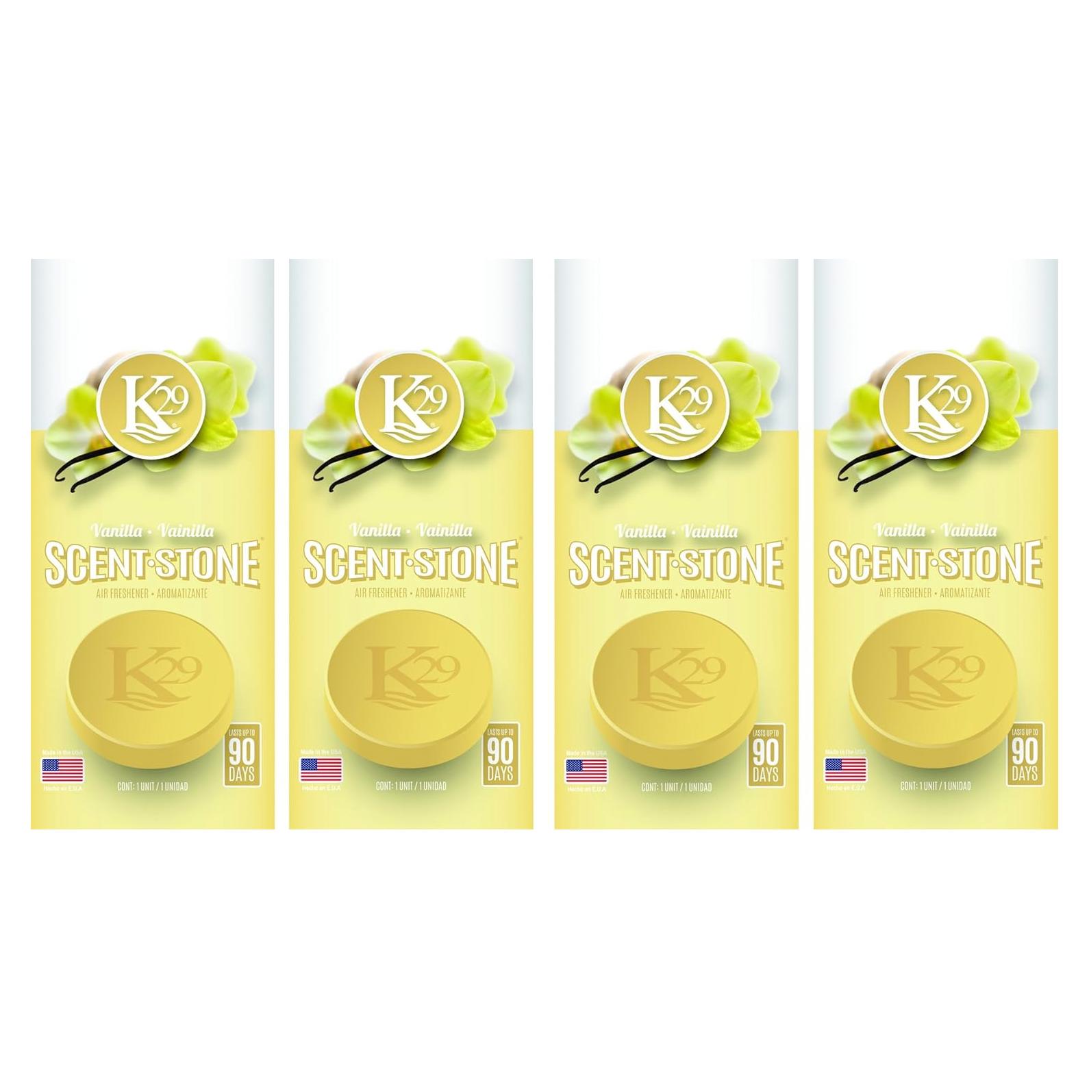 Ambientador K29 Vainilla Sterling Teal - Paquete de 4