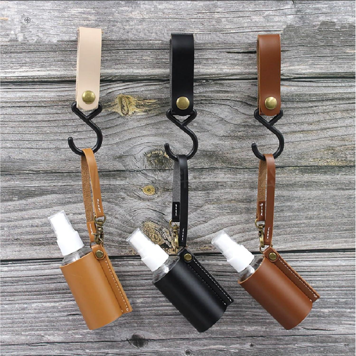 Soporte para Botella de Spray Sanitizante VKSG 60ml - Negro