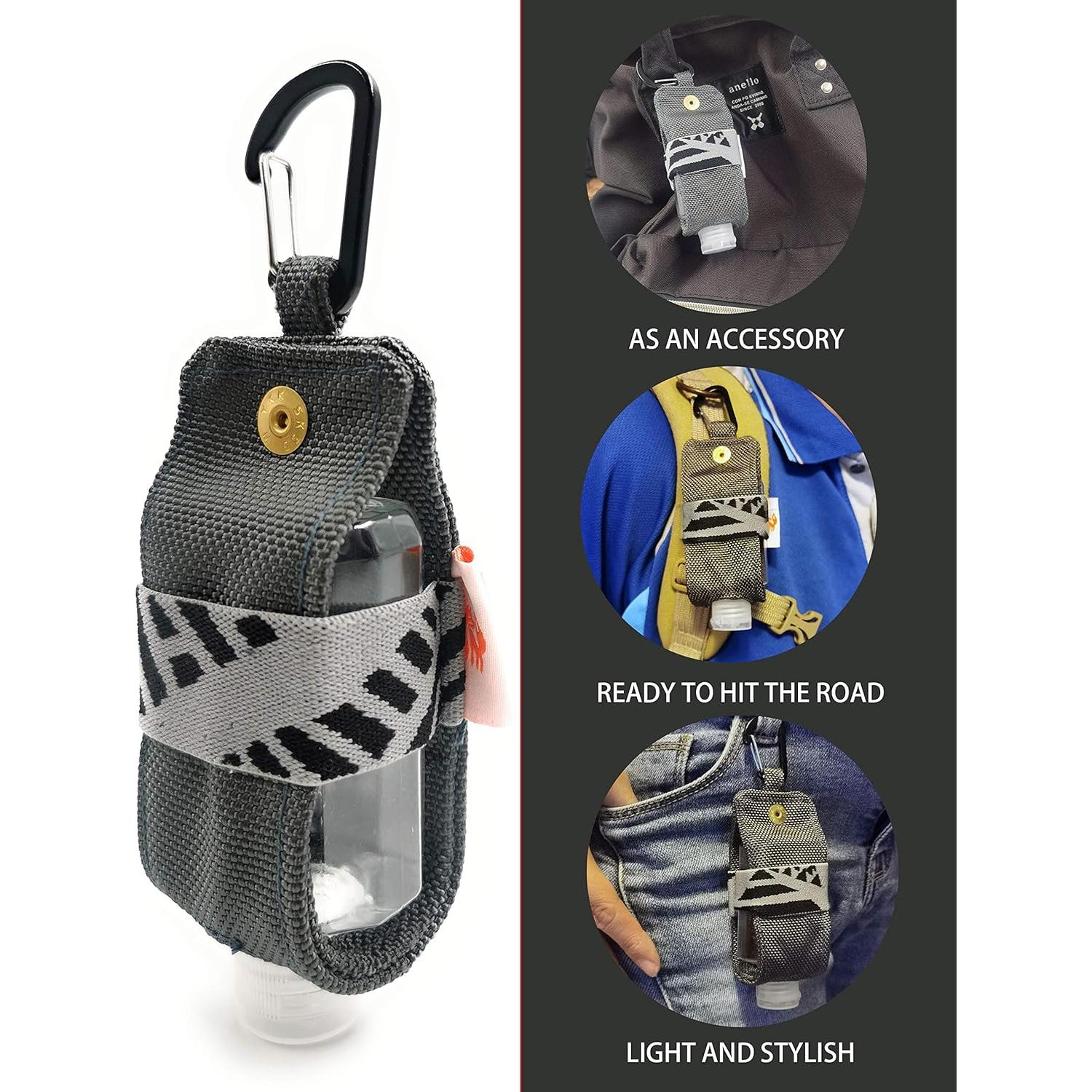 Funda Portátil para Gel Antibacterial SUCHI con Botella 60ml