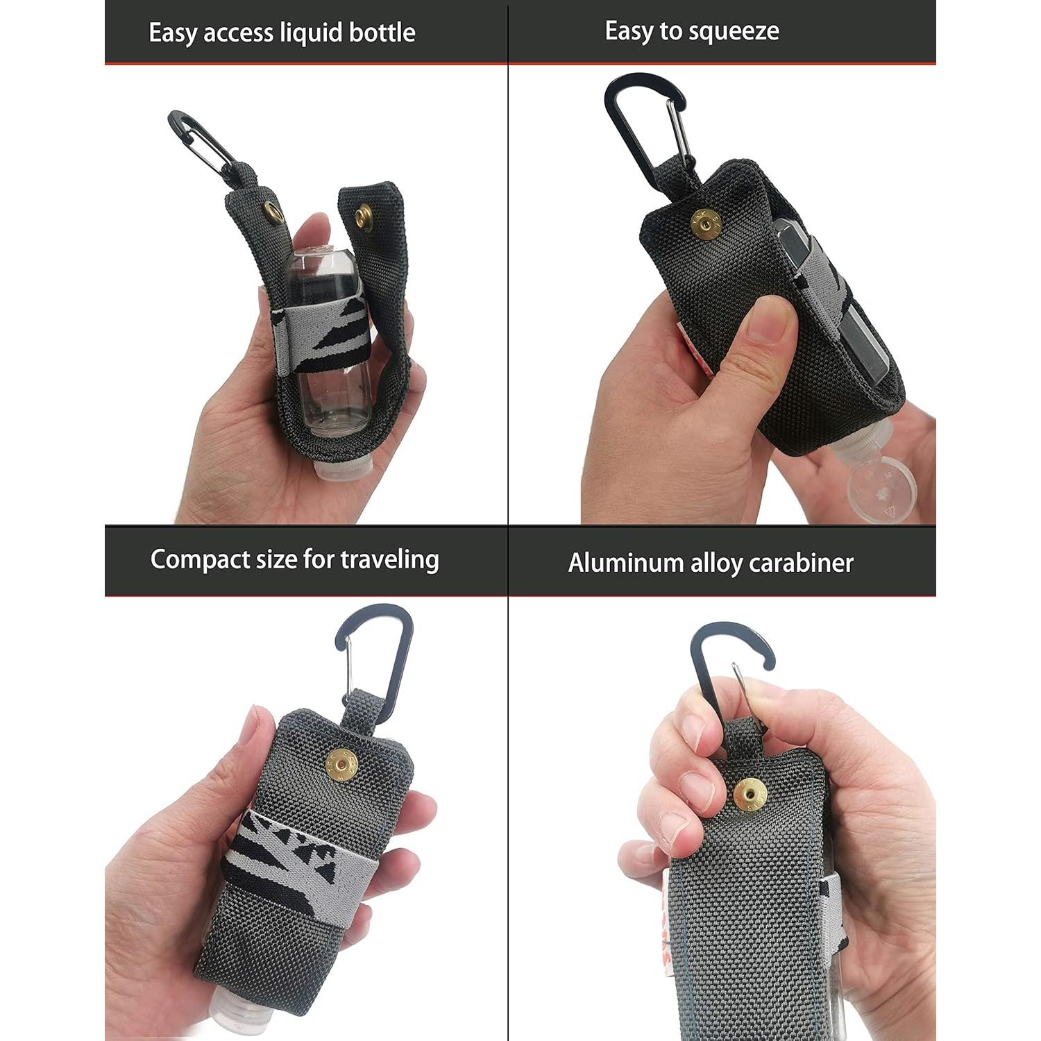 Funda Portátil para Gel Antibacterial SUCHI con Botella 60ml