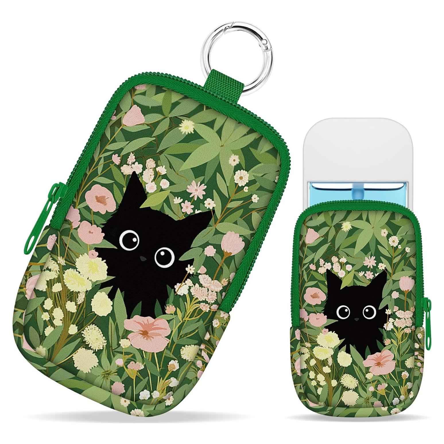 Estuche para Desinfectante de Manos Gato Negro Mcapirivo 30ml