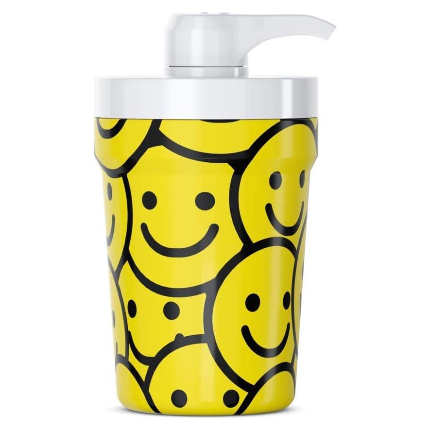 Dispensador de desinfectante PumpCup 236.6 ml cara sonriente