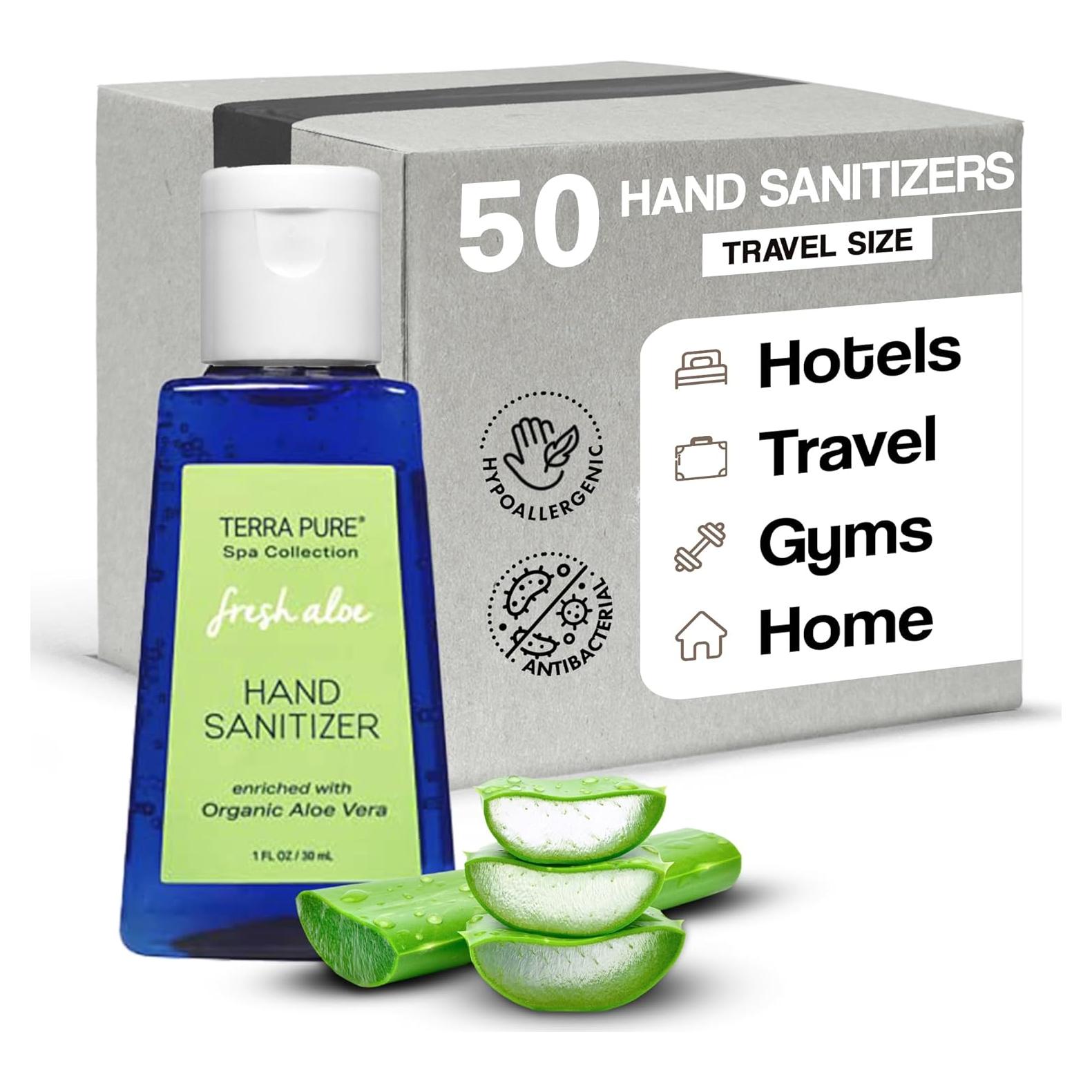 Gel desinfectante para manos Terra Pure 30 ml sin alcohol con aloe