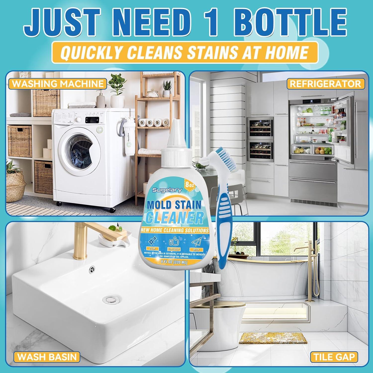 Gel Limpiador de Manchas de Moho Sugelary 236 ml para Baño