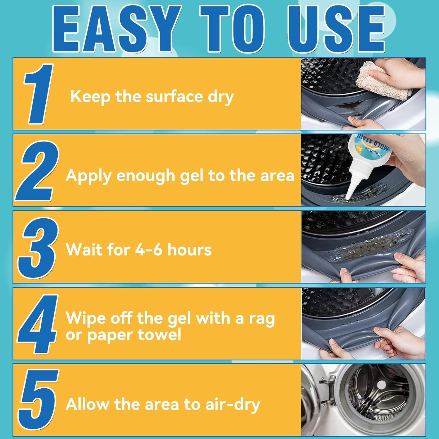 Gel Limpiador de Manchas de Moho Sugelary 236 ml para Baño