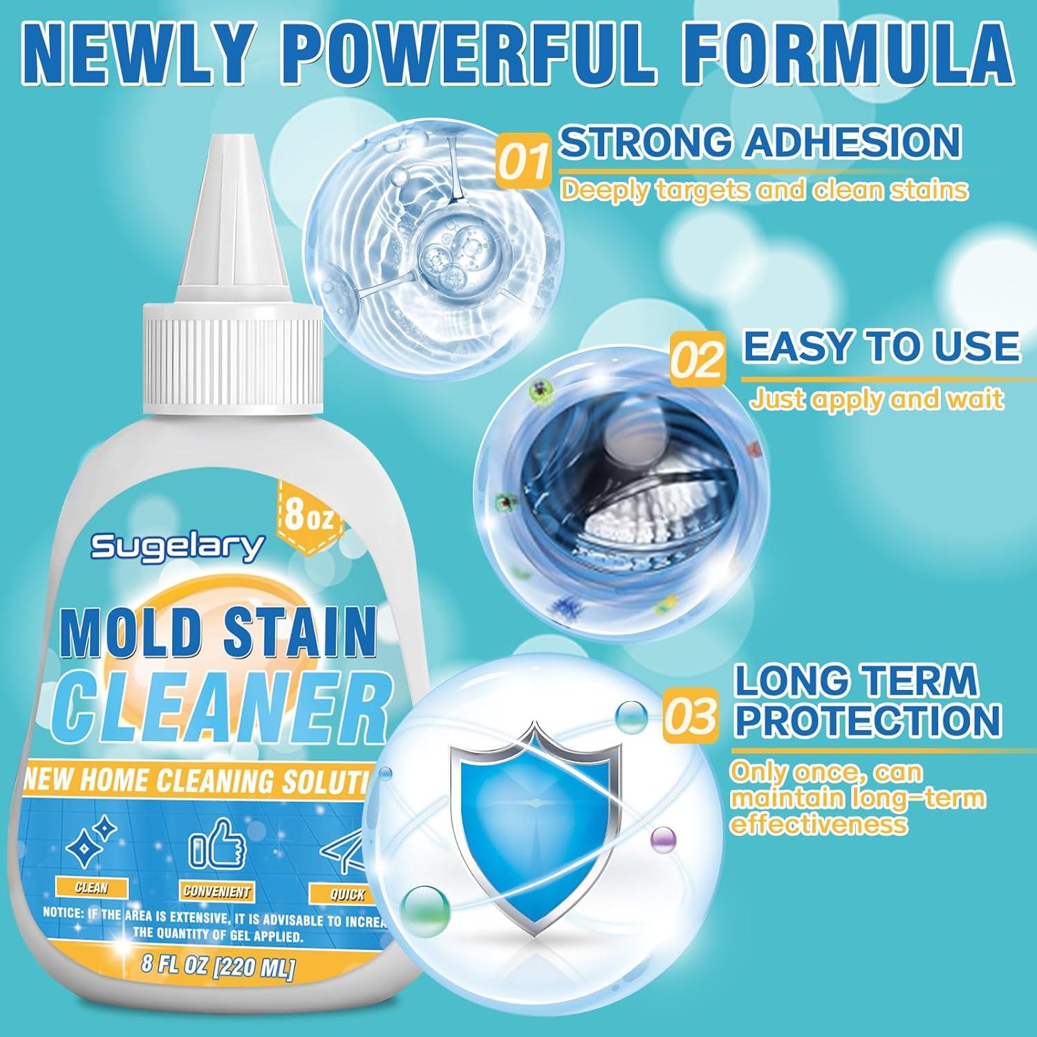 Gel Limpiador de Manchas de Moho Sugelary 236 ml para Baño