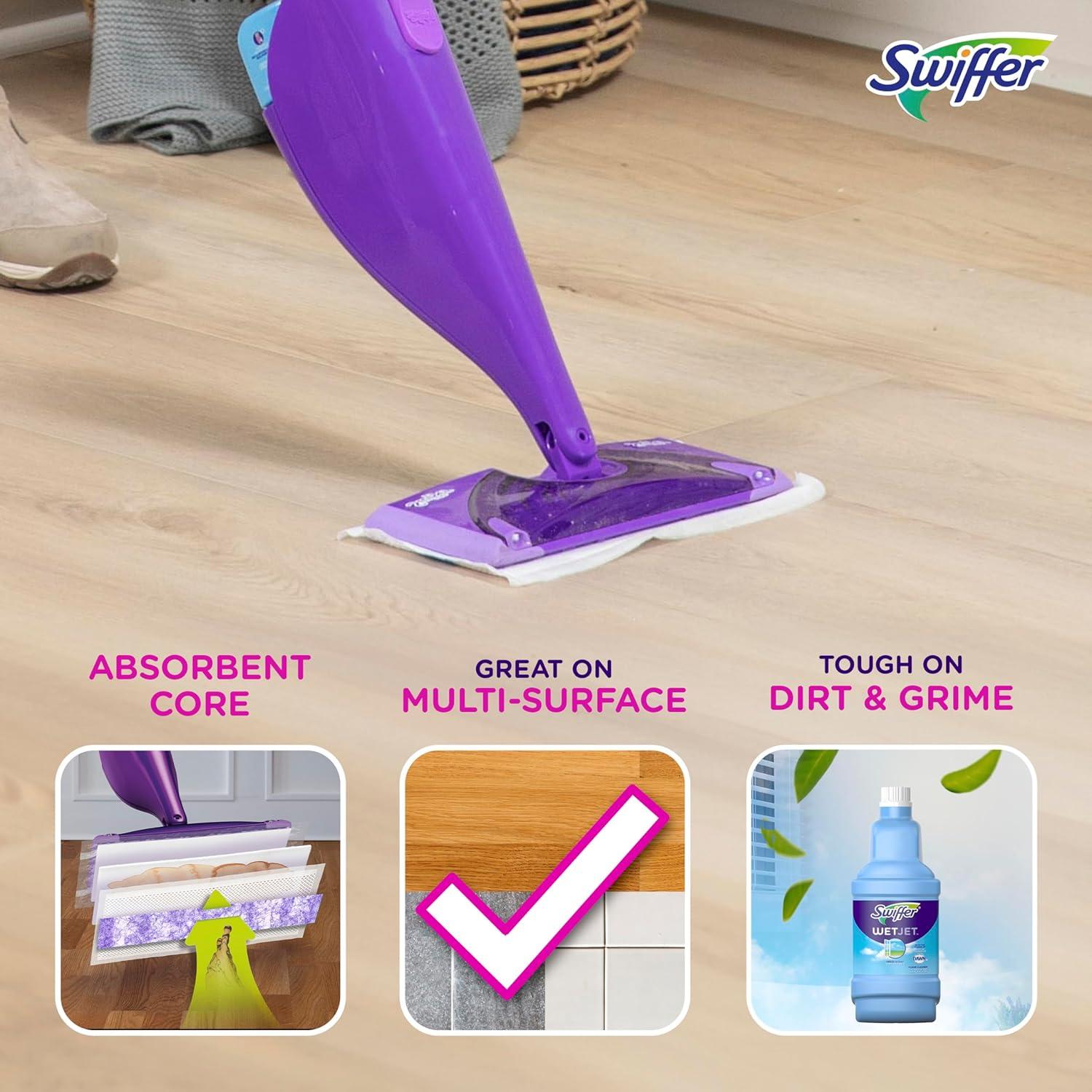 Almohadillas de Fregona Swiffer WetJet 24 Unidades Multi Superficie