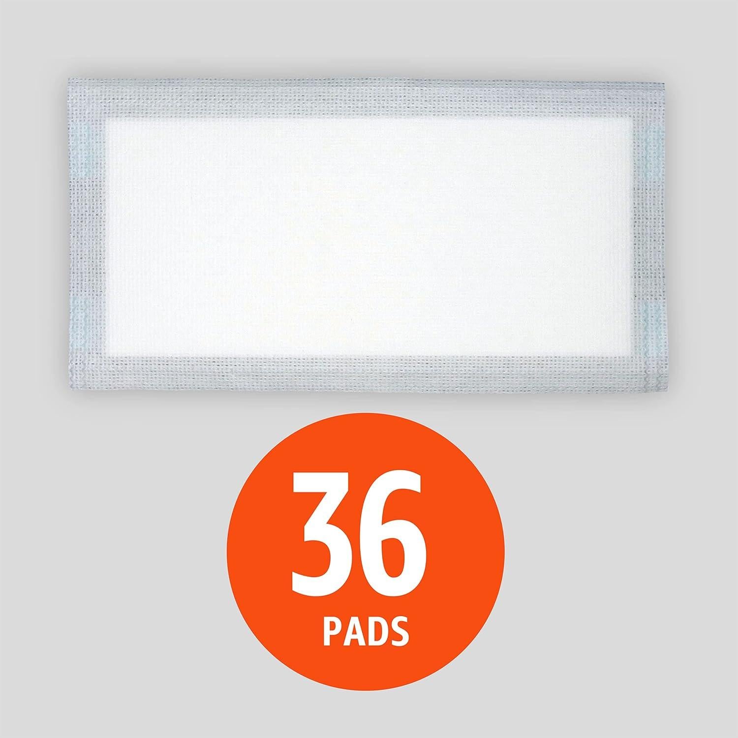 Paños de limpieza húmedos Amazon Basics, 36 unidades, 27.94x14.99 cm