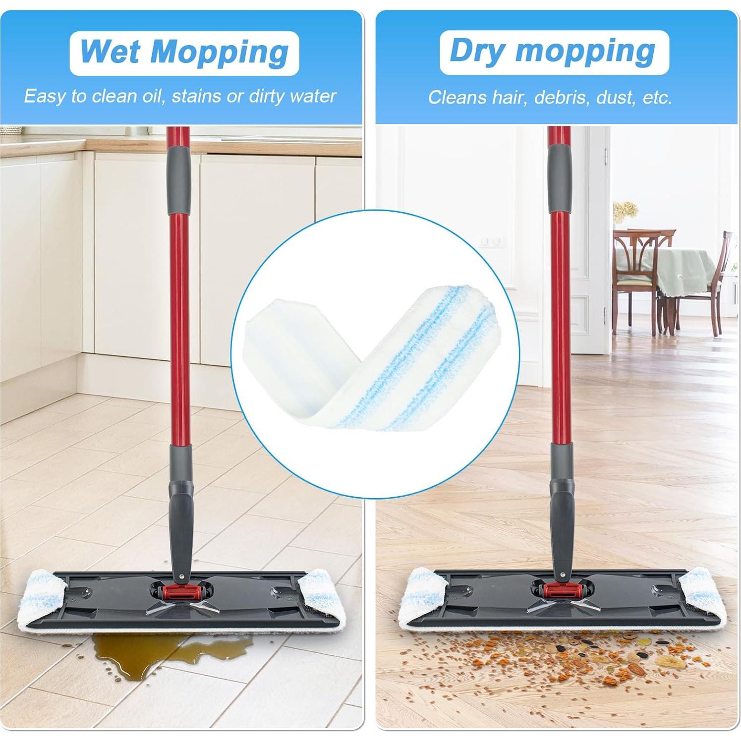 Paños de Reemplazo Aiyiried para Mopa Plana O-Cedar H2Pro - 3 Unidades