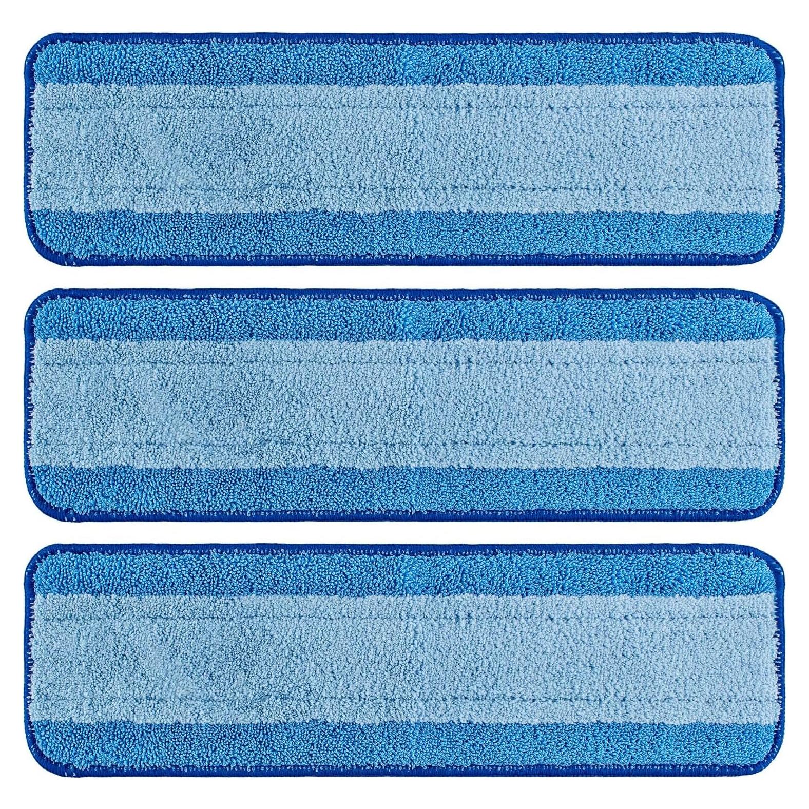 Paquete de 3 Paños de Microfibra para Mopa Bona 46x13.5cm