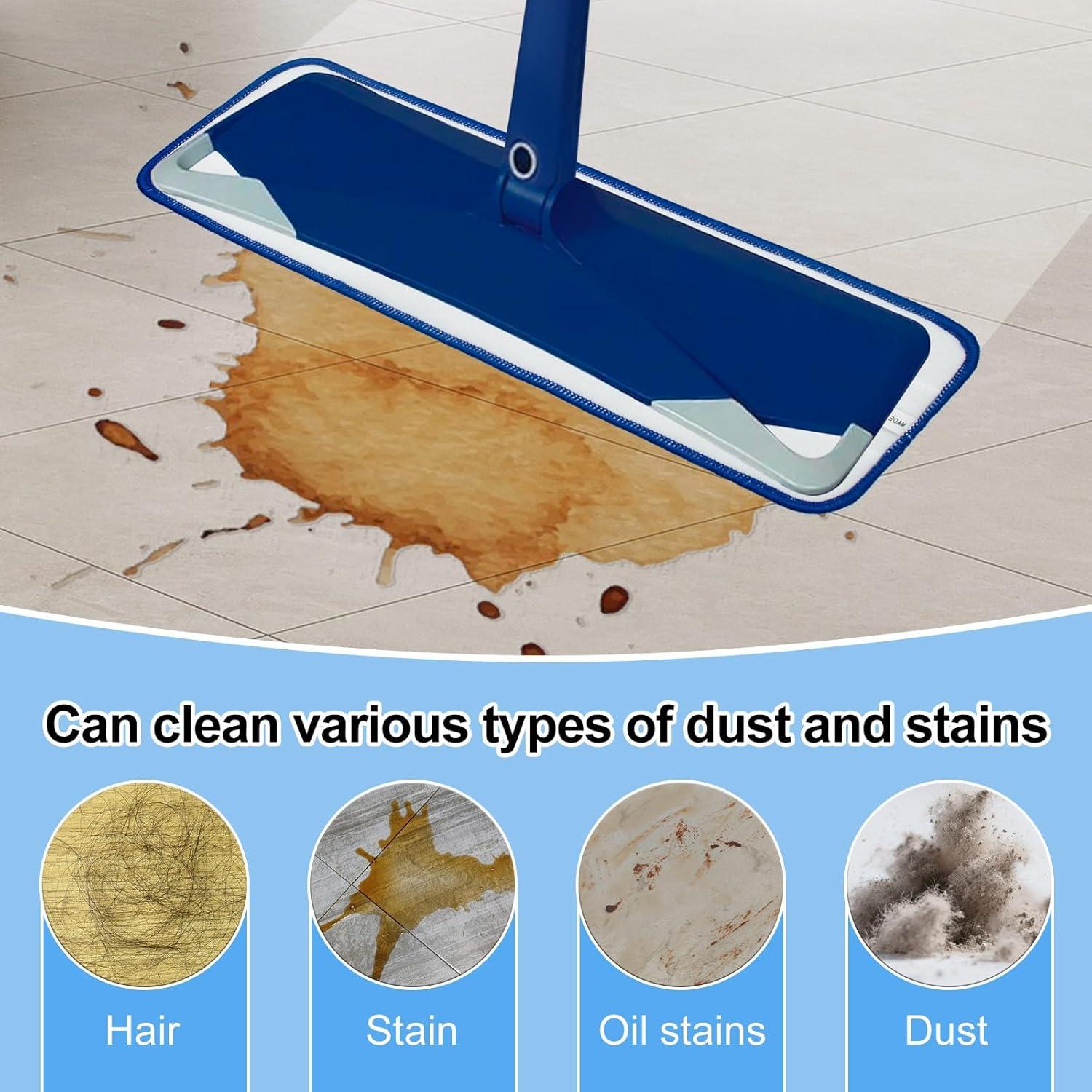 Paquete de 3 Paños de Microfibra para Mopa Bona 46x13.5cm