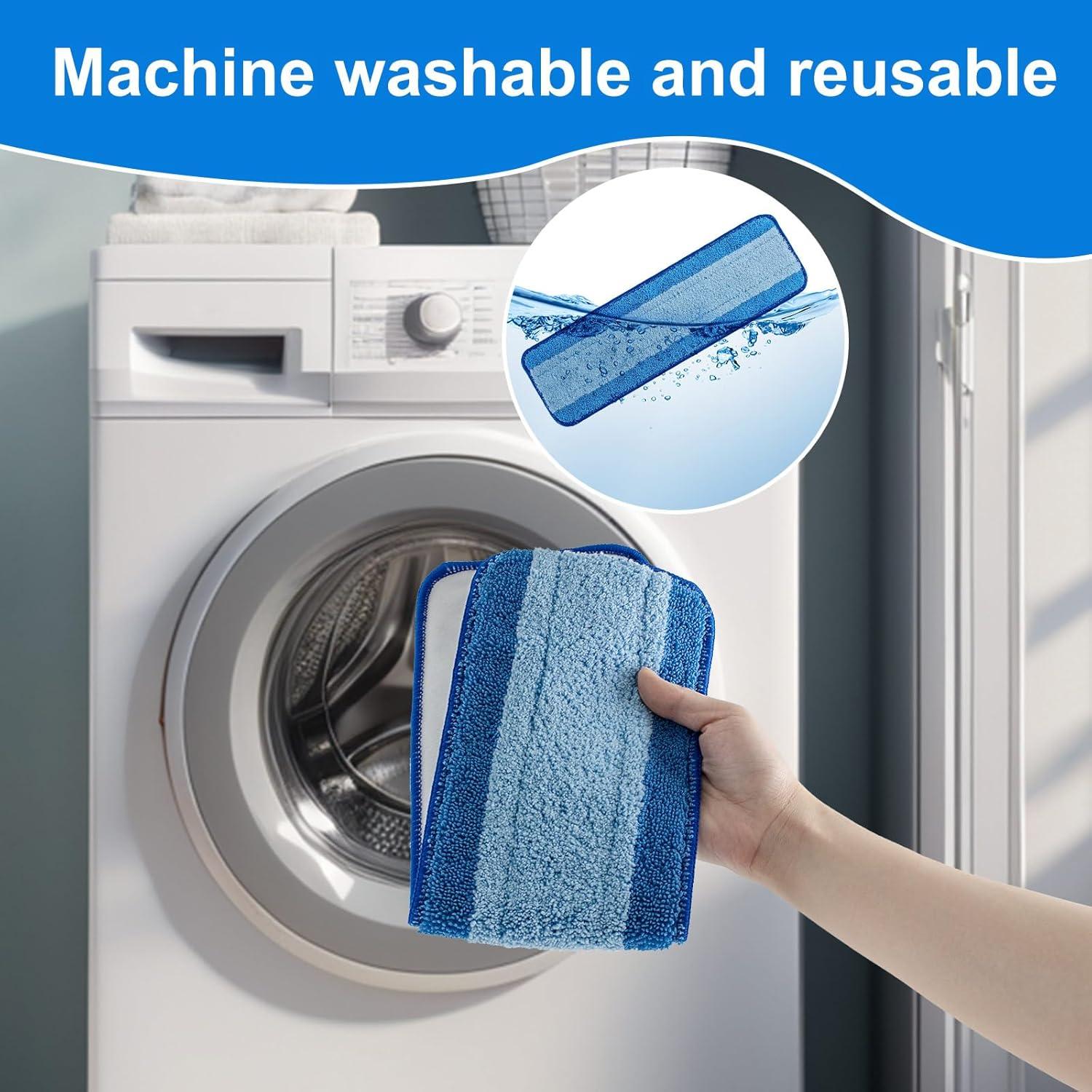 Paquete de 3 Paños de Microfibra para Mopa Bona 46x13.5cm