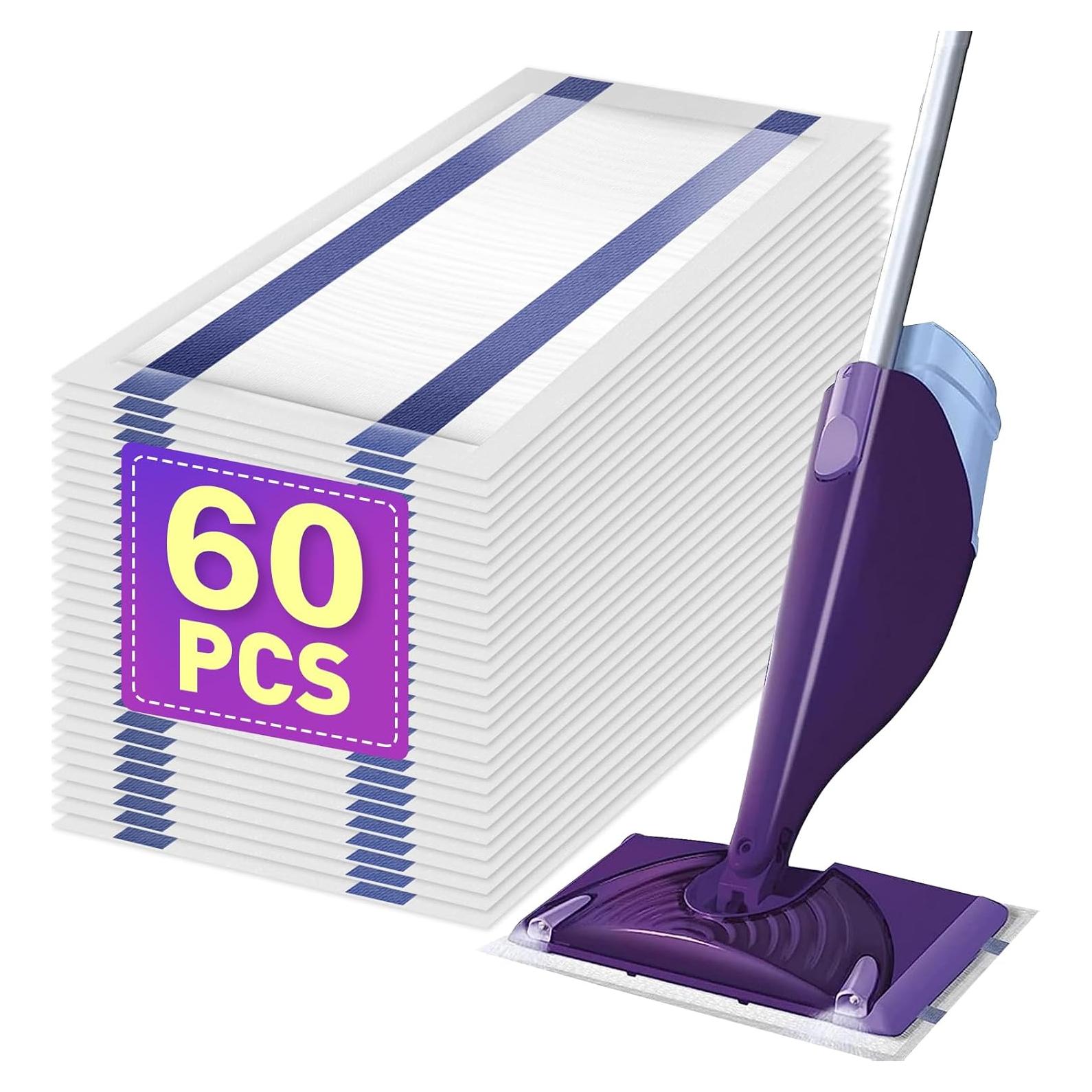 Repuesto de Almohadilla Desechable Wet Jet YHOVID - 60 Piezas