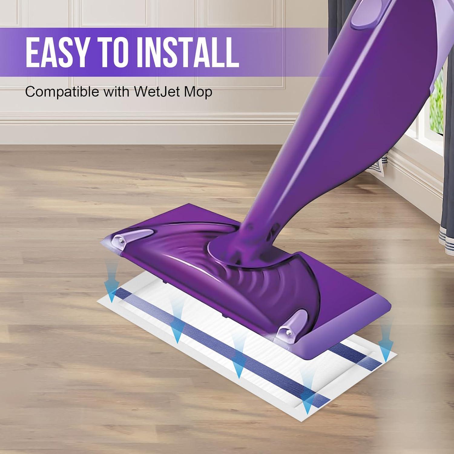 Repuesto de Almohadilla Desechable Wet Jet YHOVID - 60 Piezas